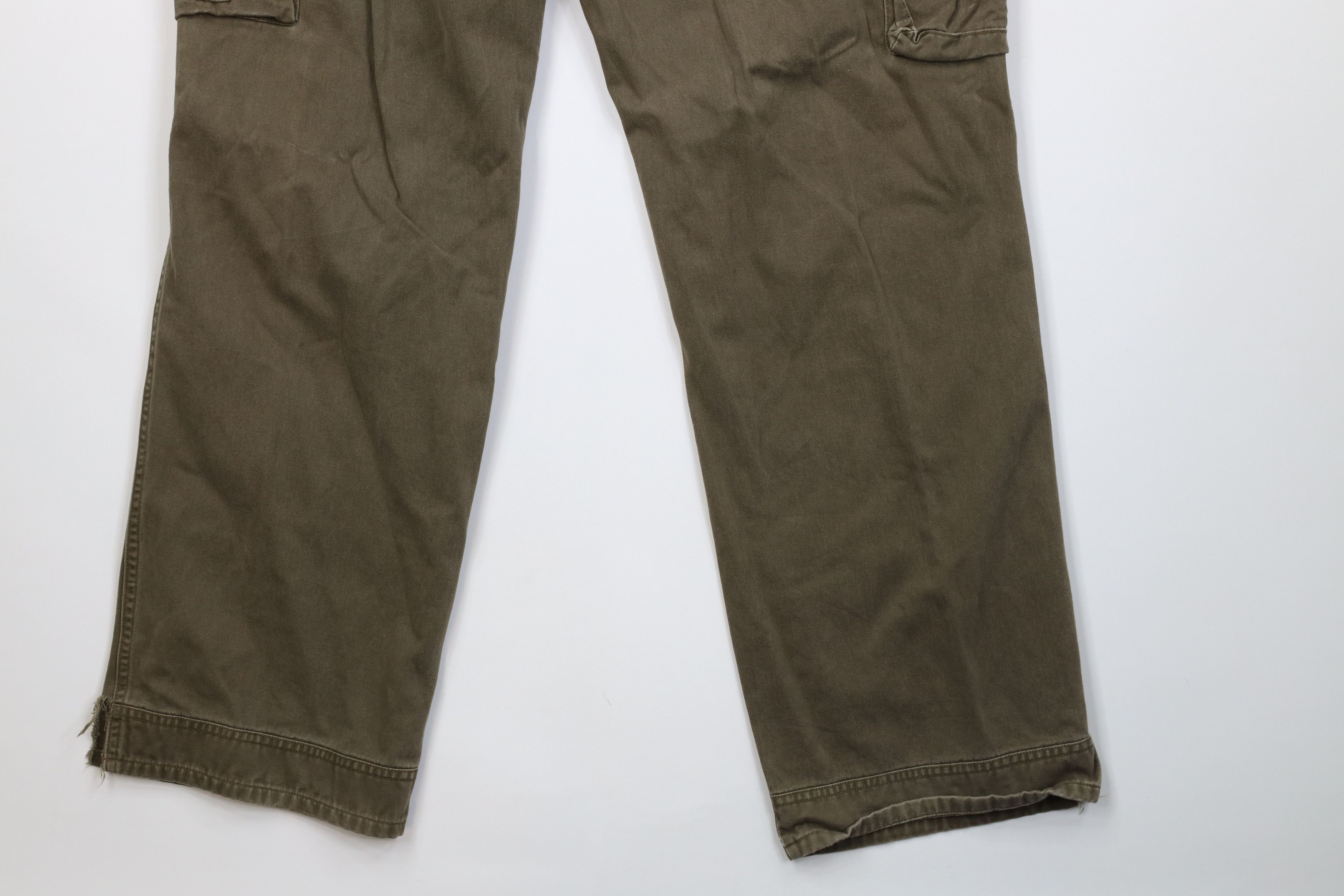 American Eagle Outfitters Vintage 90s Y2K American Eagle Surplus Wide Leg Cargo Pants Size US 34 / EU 50 - 14 Thumbnail