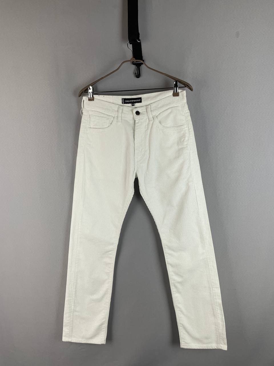 Gosha Rubchinskiy Gosha Rubchinskiy x Levi’s Corduroy White Pants Size US 30 / EU 46 - 1 Thumbnail