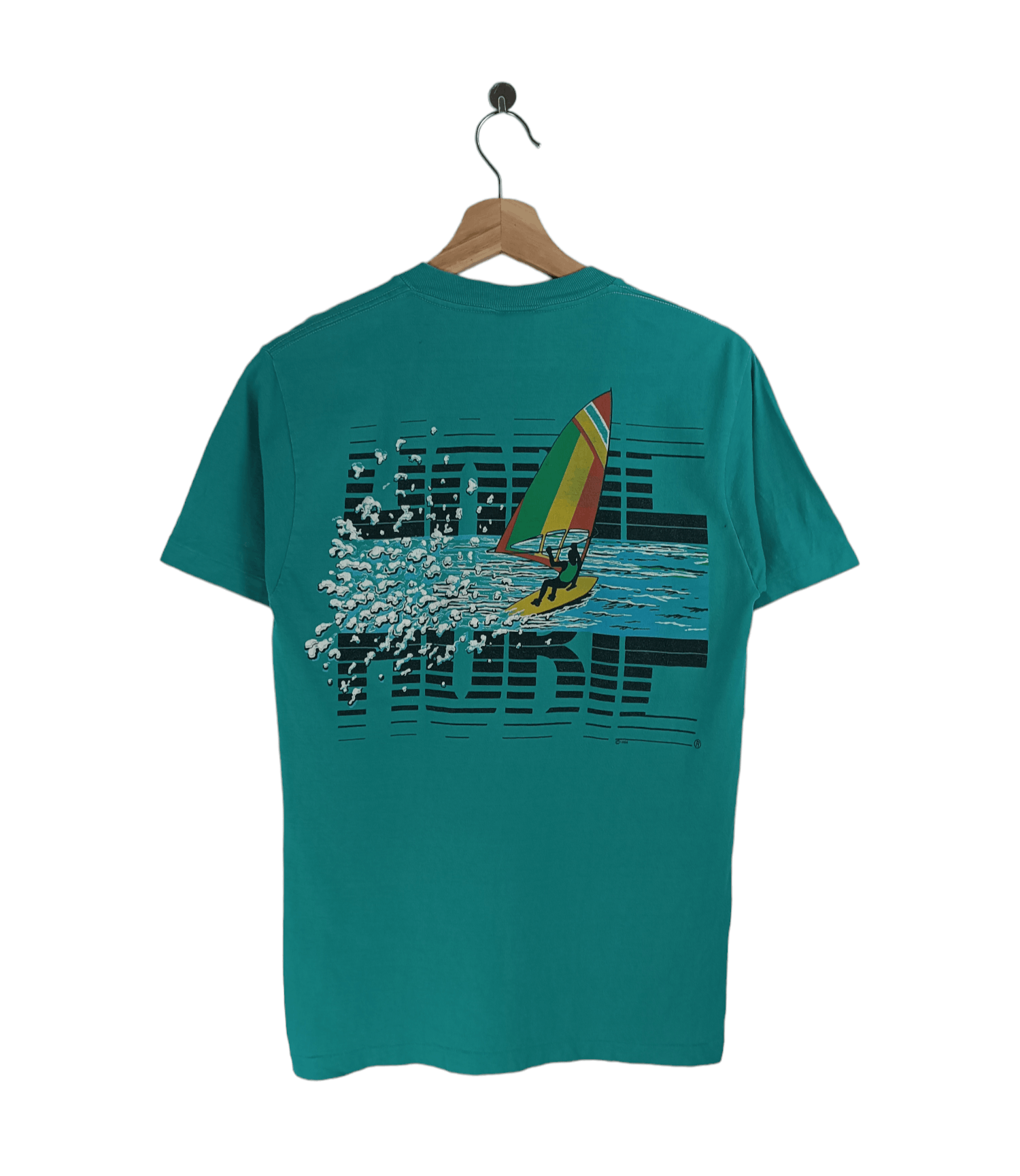 Vintage VINTAGE 1988 HOBIE SURFING SKATE SURF STYLE HAWAII TEES Size US S / EU 44-46 / 1 - 1 Thumbnail
