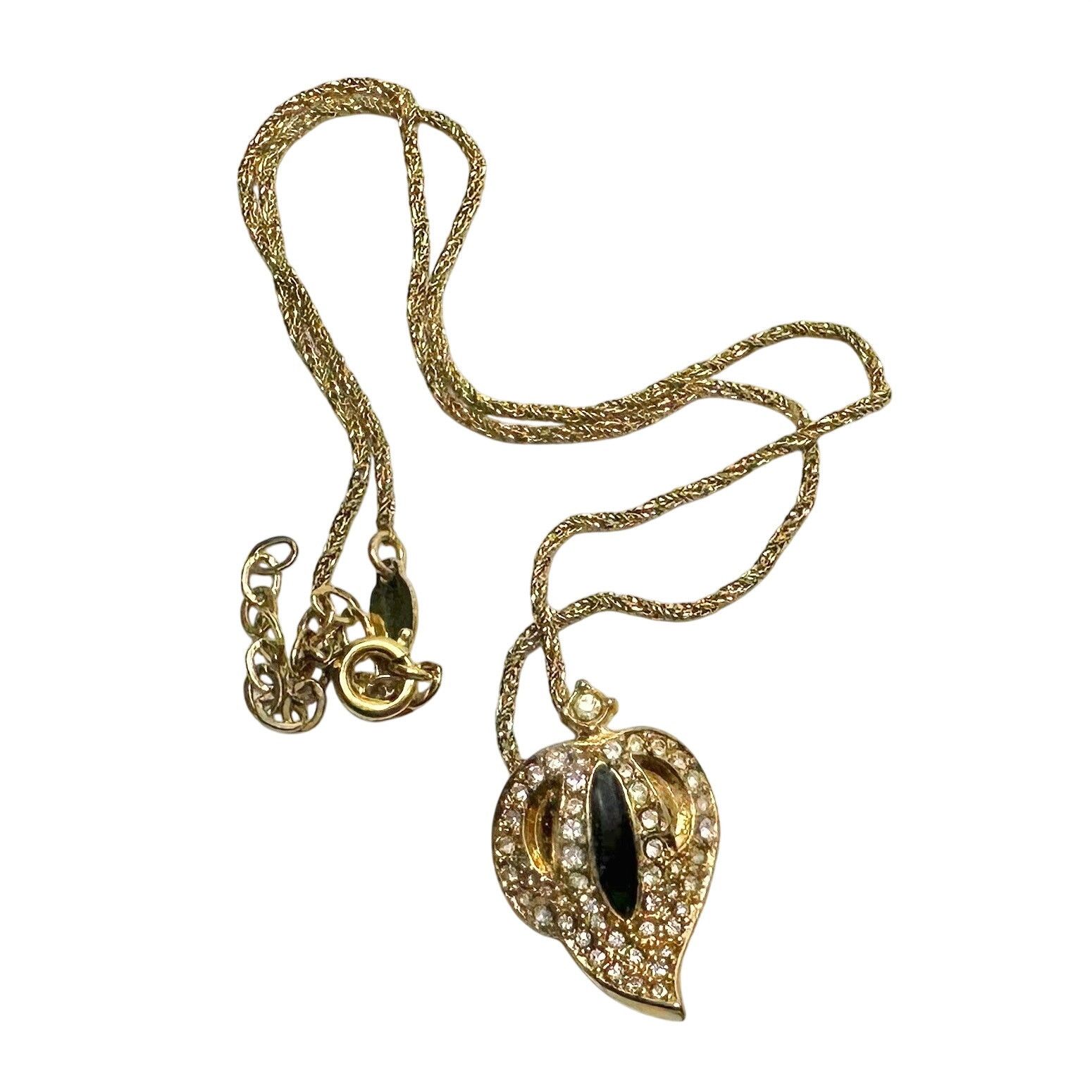 Dior Christian Dior Germany Vintage Gold-Plated Leaf Necklace Size ONE SIZE - 4 Thumbnail