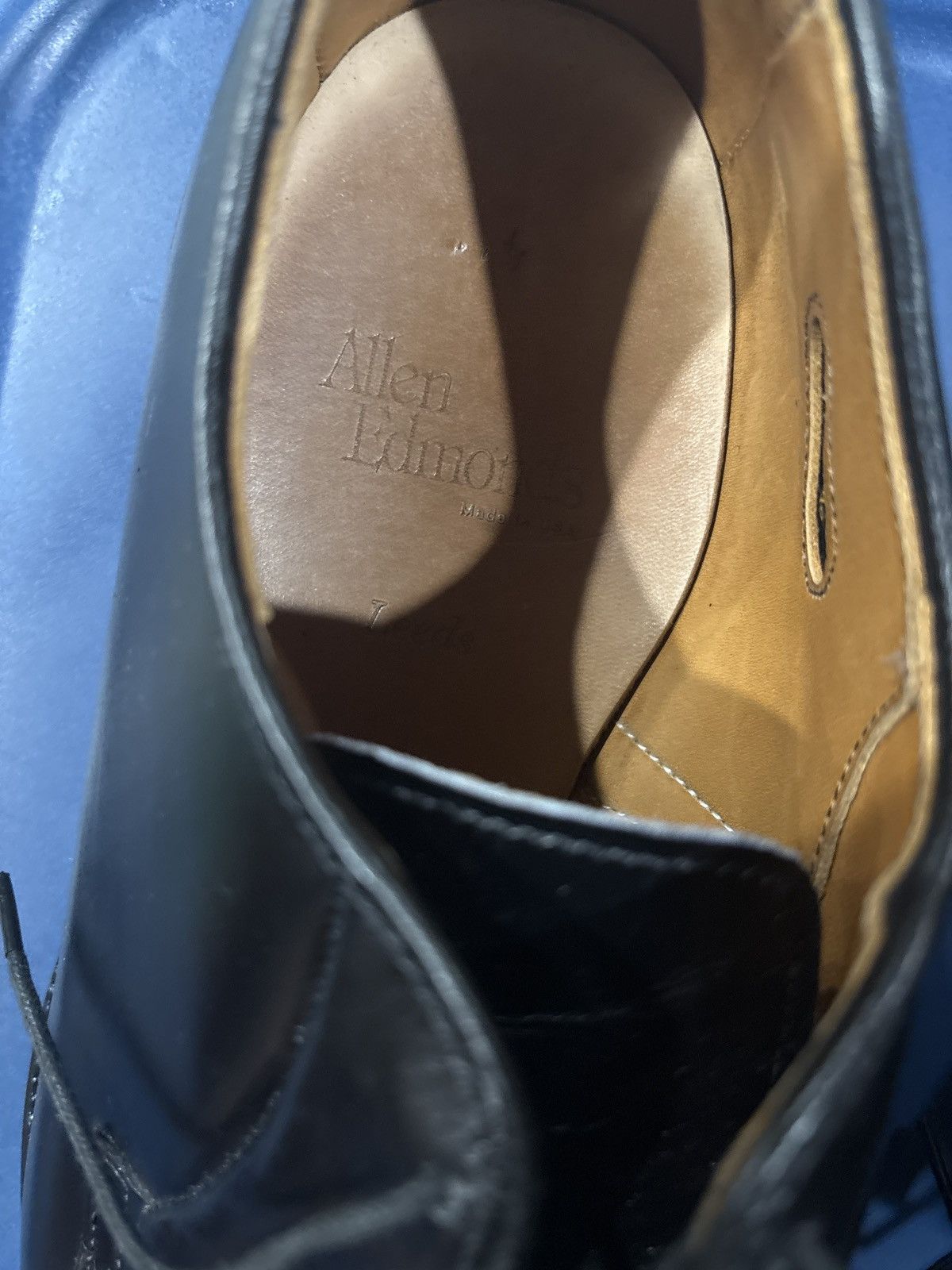 Allen Edmonds Allen Edmonds Leeds Black 10E Size US 10 / EU 43 - 7 Thumbnail