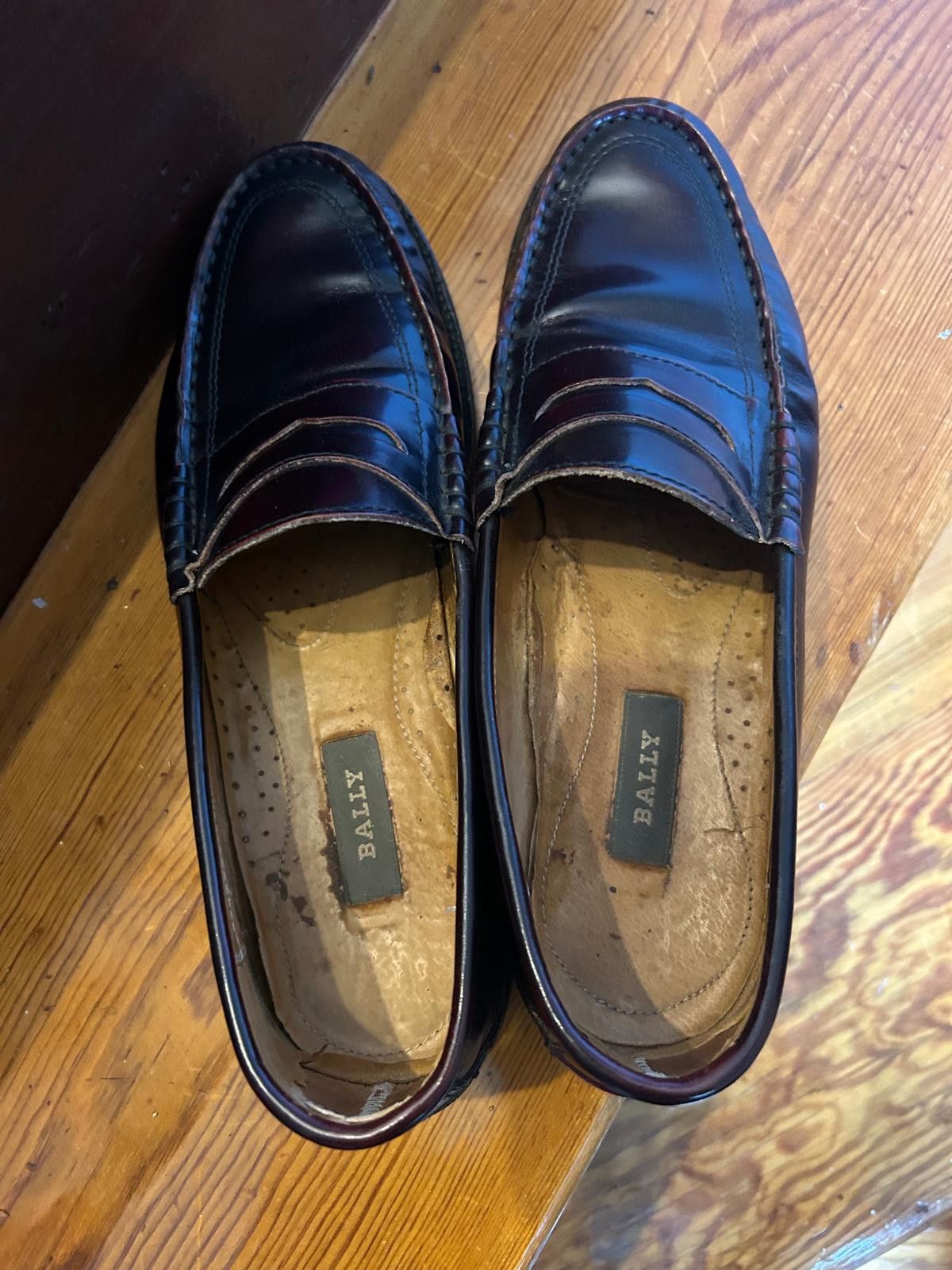 Bally Vintage Oxblood Bally Loafers Size US 9.5 / EU 42-43 - 3 Thumbnail