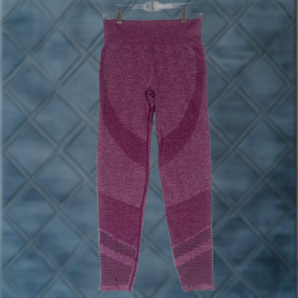 Pinko VINTAGE? Pink Victoria Secret Seamless Leggings Womens M High Waist Athletic Gym Run Size 32" / US 10 / IT 46 - 1 Thumbnail