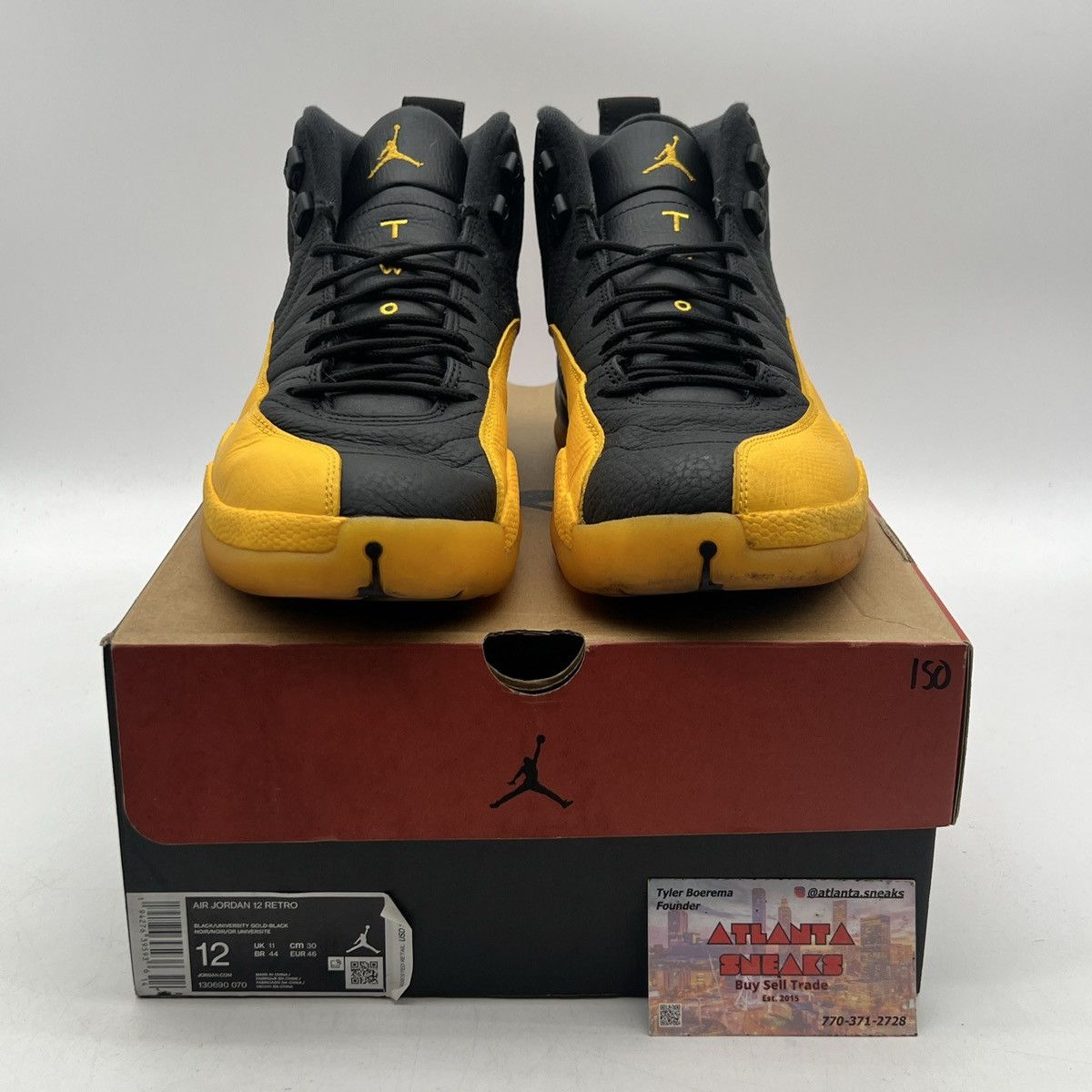 Jordan Brand Air Jordan 12 University Gold Size US 12 / EU 45 - 2 Thumbnail