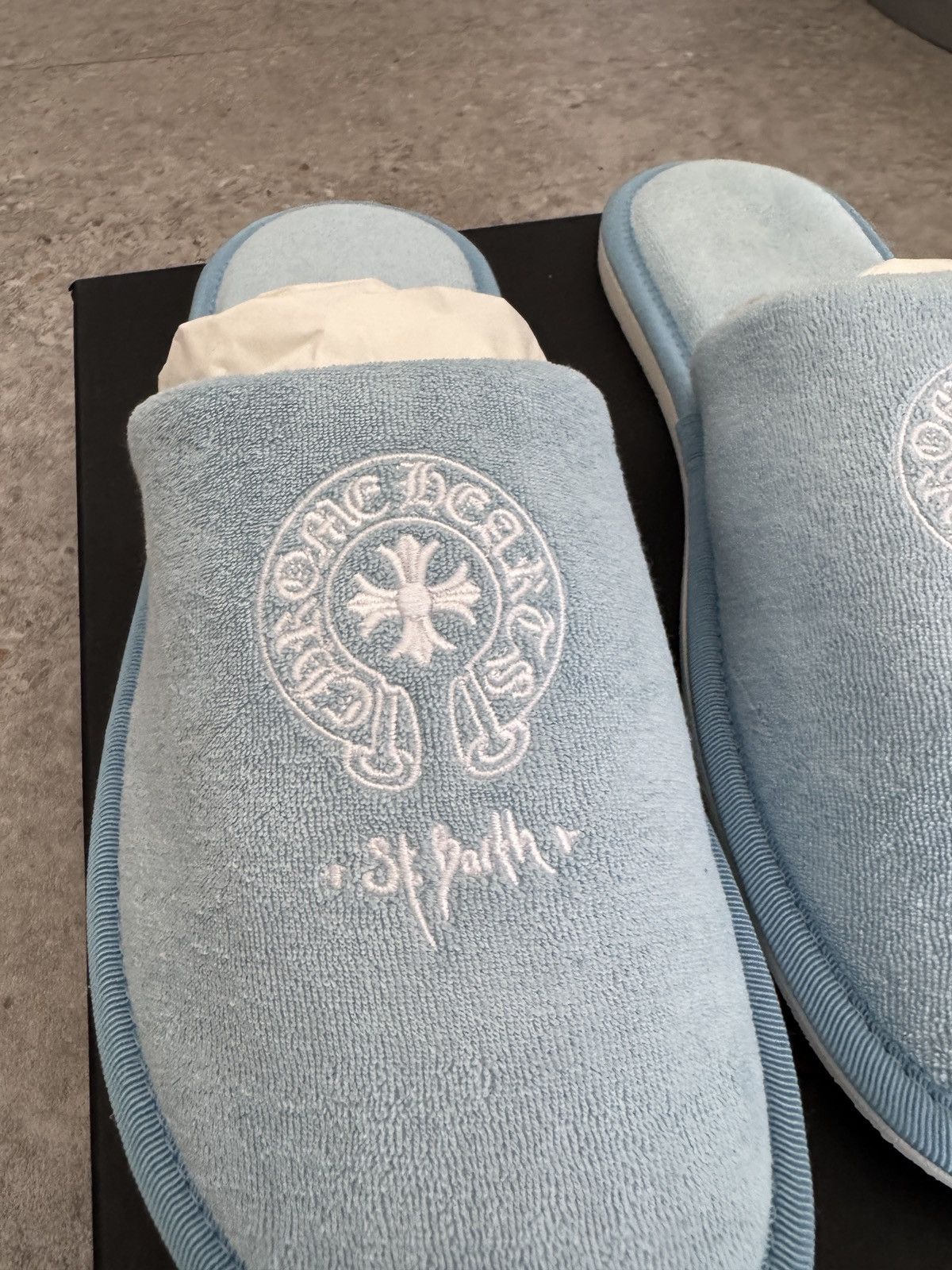 Chrome Hearts Chrome Hearts Hotel Slippers St Barths Size US 11 / EU 44 - 2 Thumbnail