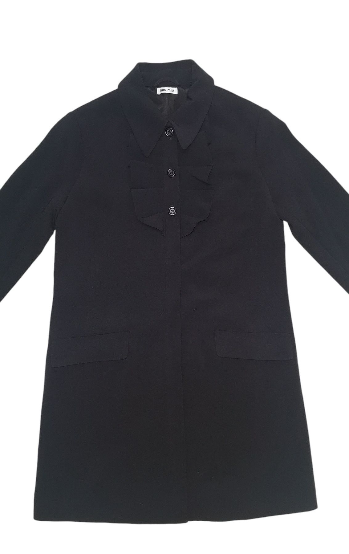 Miu Miu × Prada Miu Miu Long Coat Jacket Size S / US 4 / IT 40 - 3 Thumbnail
