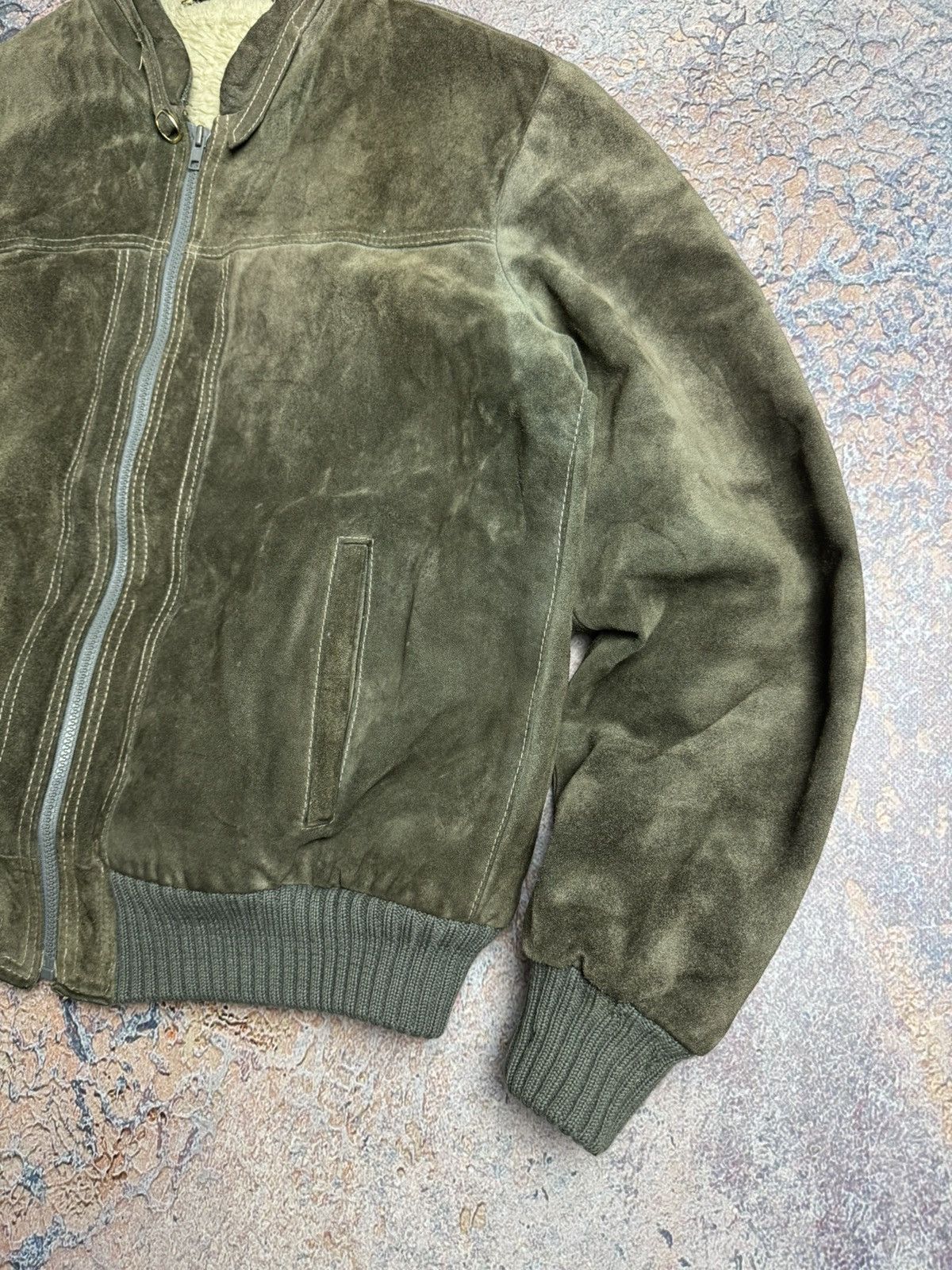 Japanese Brand LEATHER JACKET SUEDE PERFECTO BOMBER STYLE OLD MANY Size US M / EU 48-50 / 2 - 6 Thumbnail