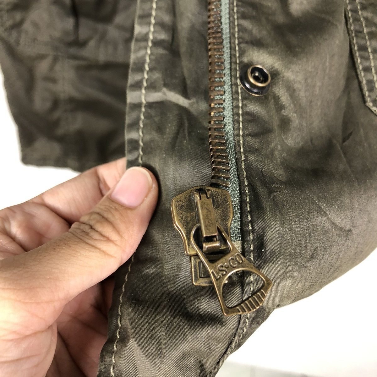 Japanese Brand 🔥Vintage Wax Fish Tail Parka Jacket Levi’s Biker Parachute Size US S / EU 44-46 / 1 - 16 Thumbnail