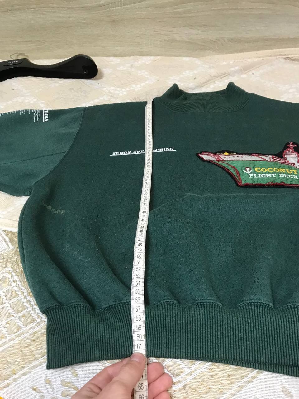 Alpha Industries 🔥 Vintage Flight Military Sweatshirt Army Alpha Industries Size US S / EU 44-46 / 1 - 14 Thumbnail