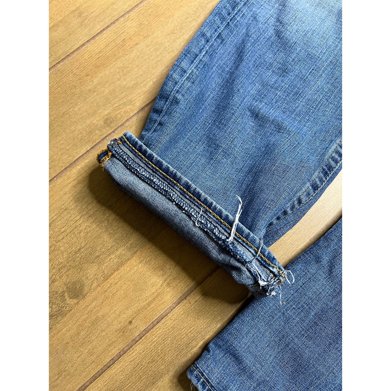 True Religion True Religion Jeans Mens 36X28 Blue Ricky Straight Leg Y2K Size US 36 / EU 52 - 9 Thumbnail