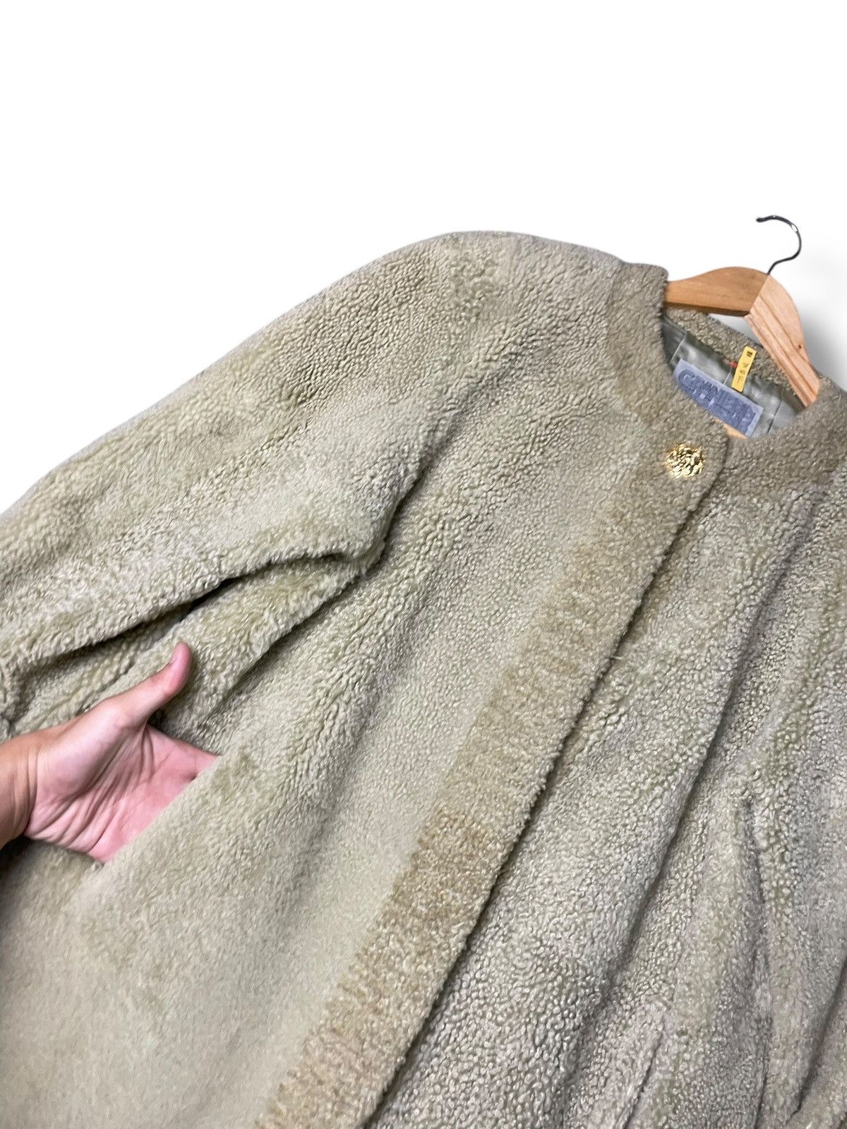 Japanese Brand × Vintage Erika Granieri Brand Wool Fur Coat (59) Size US S / EU 44-46 / 1 - 7 Thumbnail