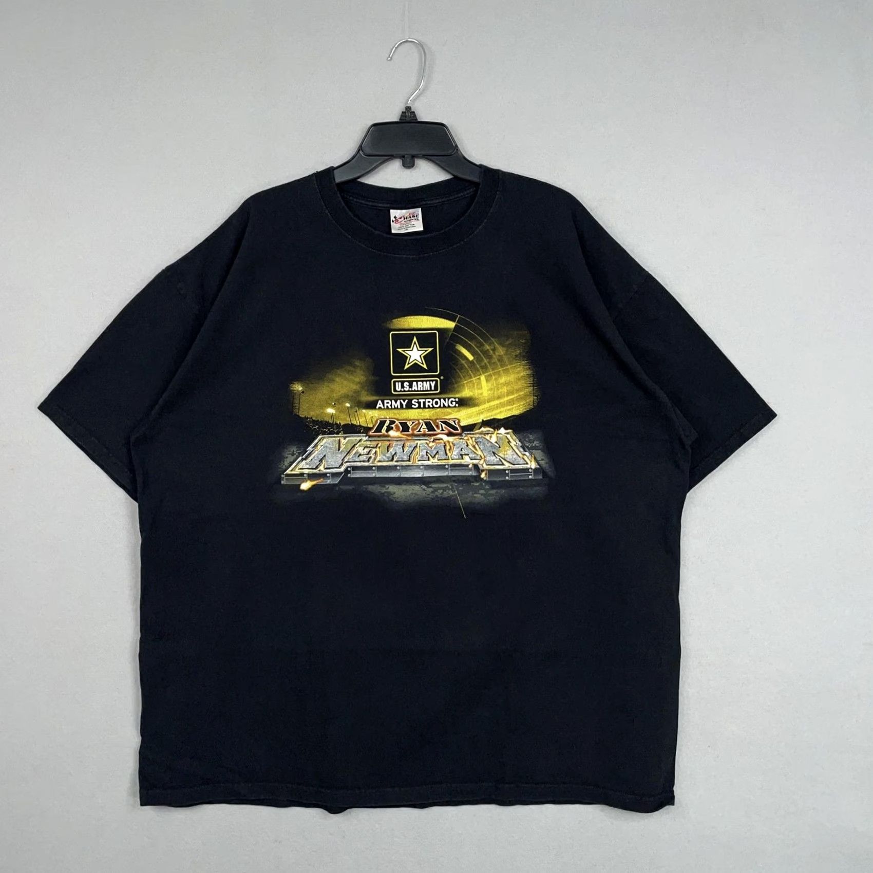 Chase Authentics Ryan Newman Shirt Mens 3XL U.S. Army NASCAR Double Sided Black Racing Tee Size US XXL / EU 58 / 5 - 2 Thumbnail