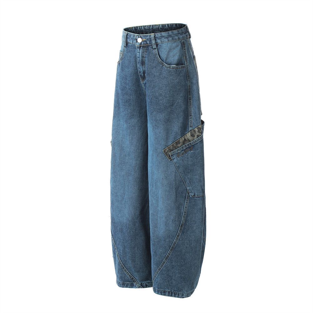 Vintage Men's vintage leopard print patchwork pocket scimitar jeans Size US 32 / EU 48 - 3 Thumbnail