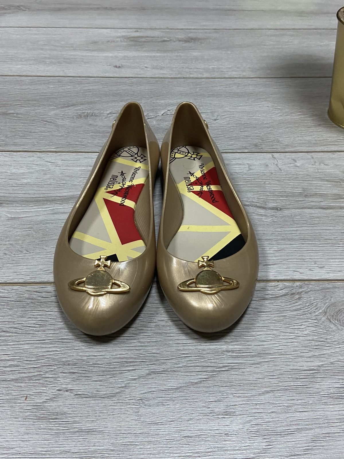 Melissa × Vivienne Westwood Vivienne Westwood x Melissa ballet flats big gold Orb Size US 7 / IT 37 - 7 Thumbnail