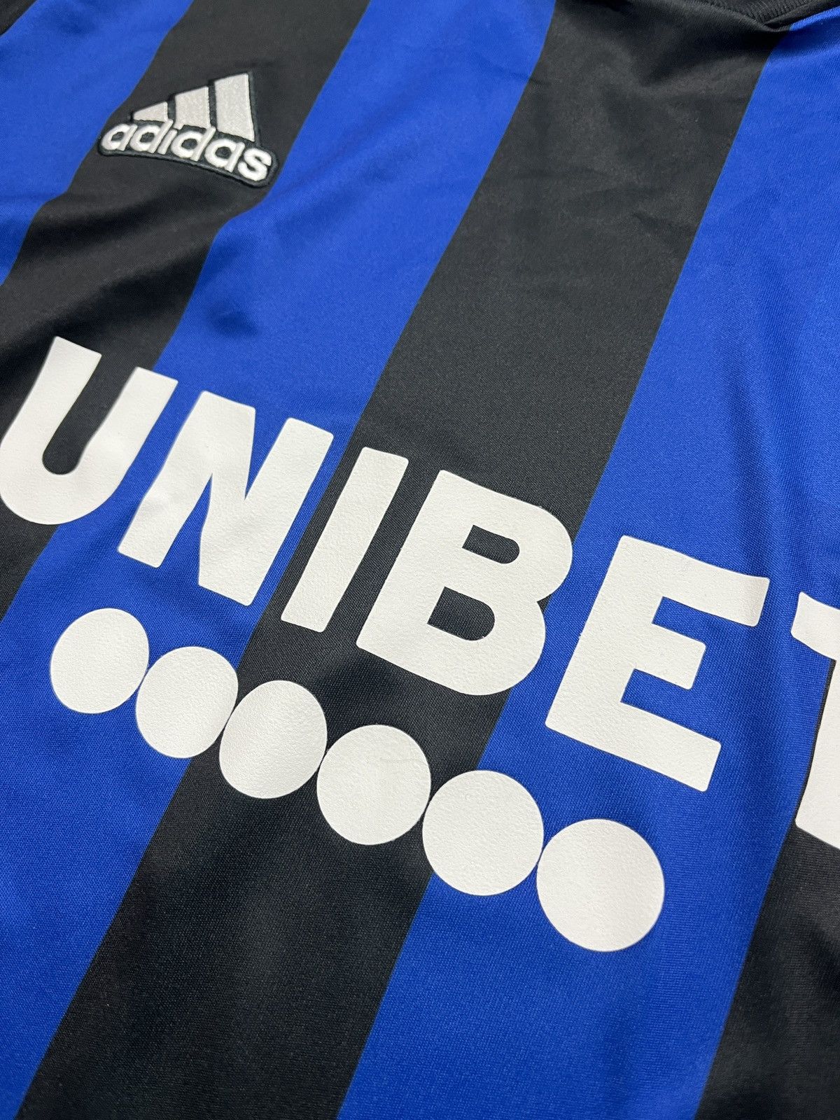 Adidas F.C. KOBENHAVN 2022 Adidas Soccer Jersey Carlsberg Striped Size US L / EU 52-54 / 3 - 7 Thumbnail