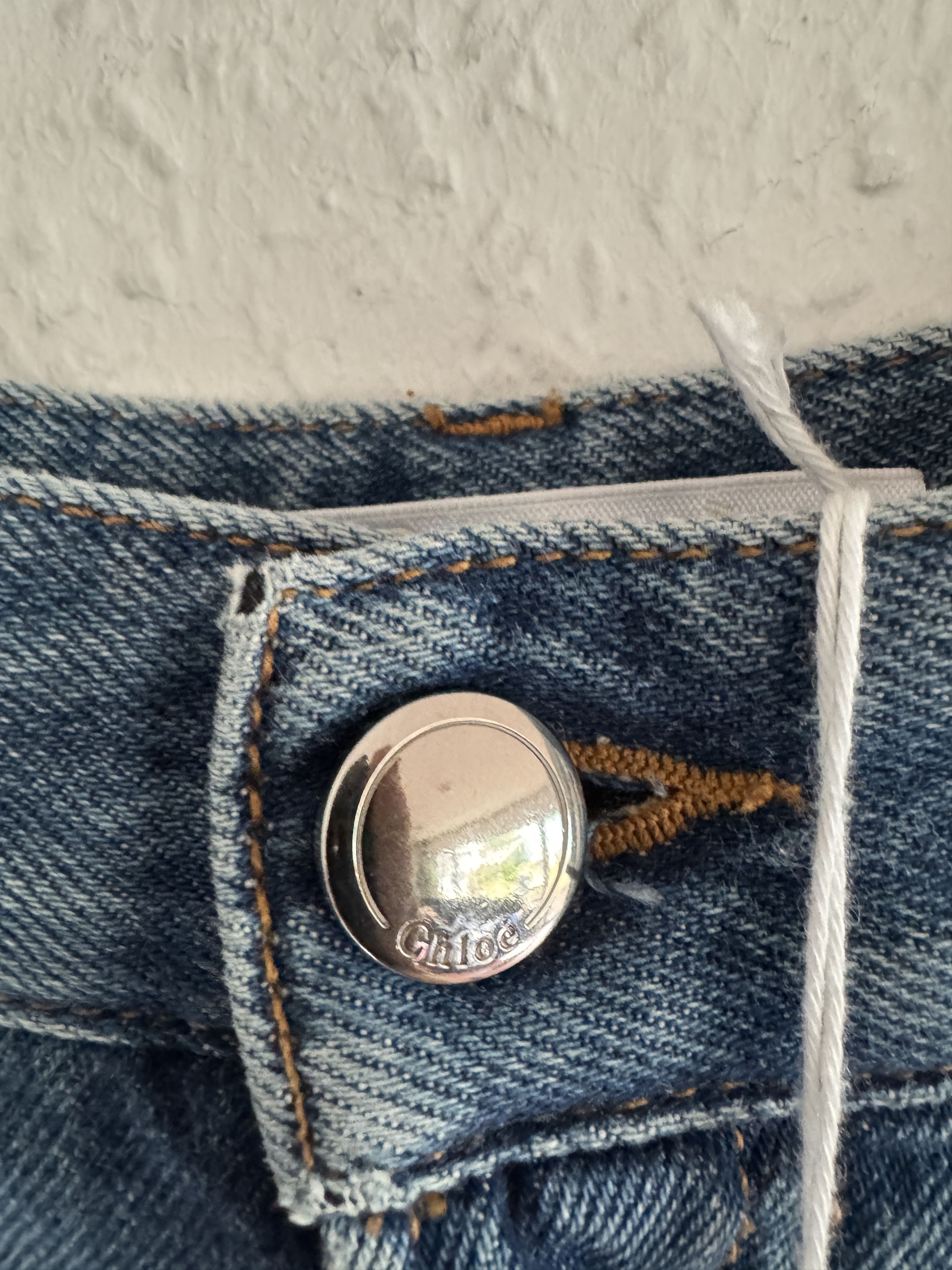 Chloe Blue Denim Skirt – Size 42 Size 30" / US 8 / IT 44 - 6 Thumbnail