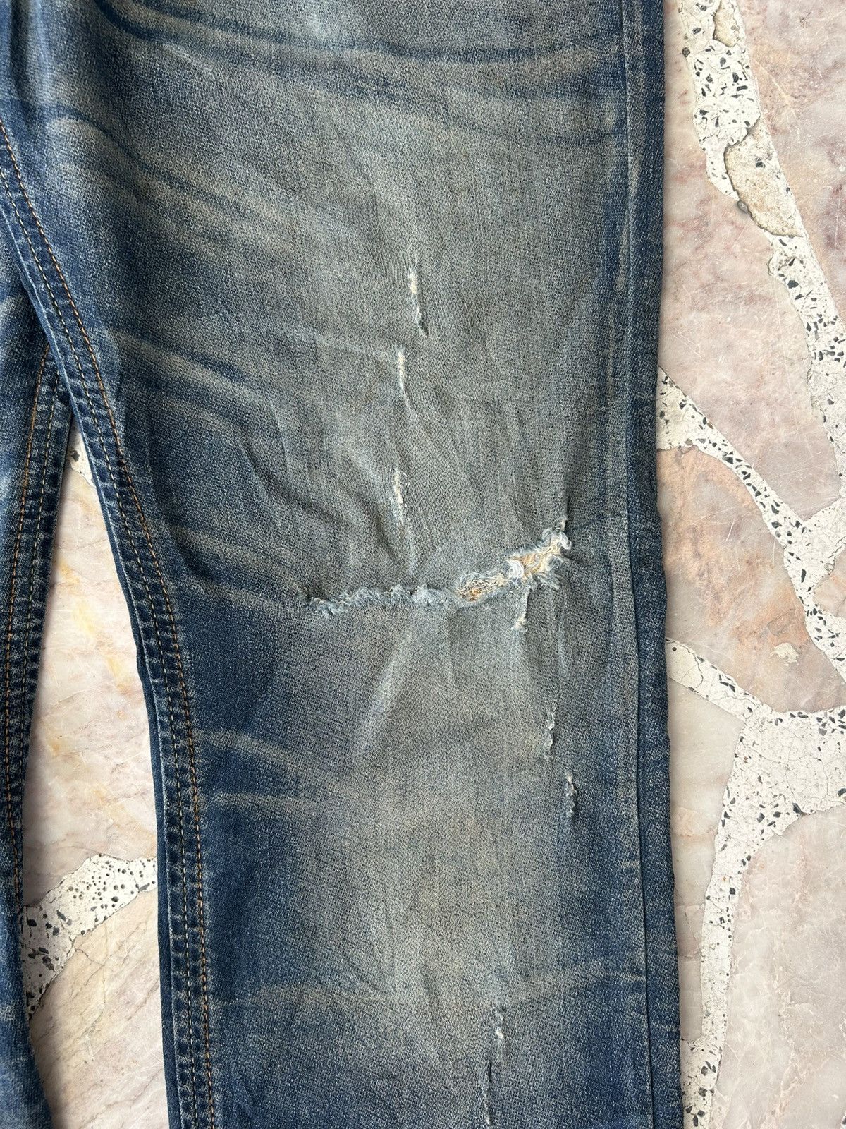 Diesel Diesel Biker Sweat Denim Pants Size US 30 / EU 46 - 4 Thumbnail