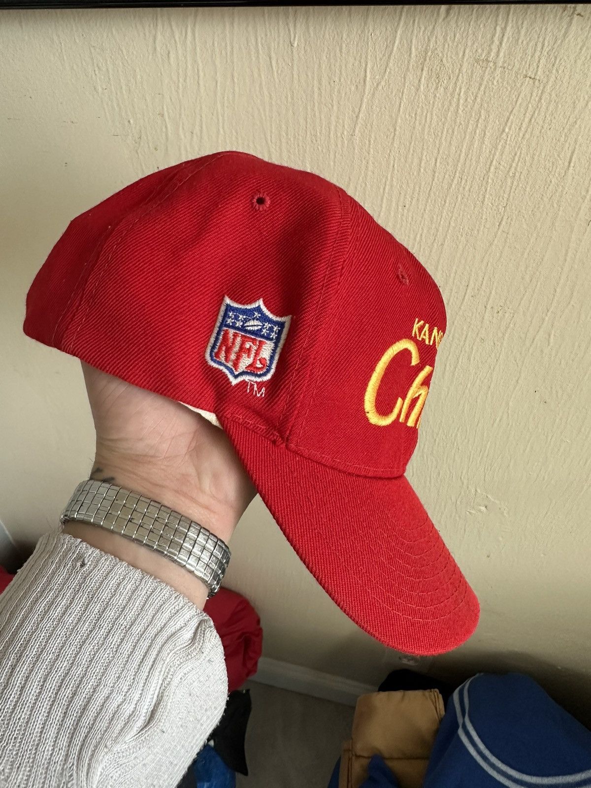 Sports Specialties 90s vintage Kansas city chiefs script snapback Size ONE SIZE - 2 Thumbnail