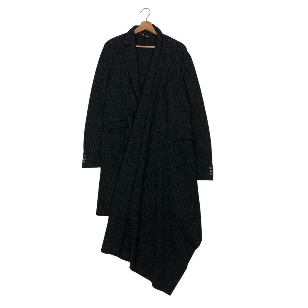 Maison MIHARA YASUHIRO 🔥RICH BLACK AVANT GARDE LONG HALF JACKET MIHARAYASUHIRO Size US M / EU 48-50 / 2 - 2 Thumbnail