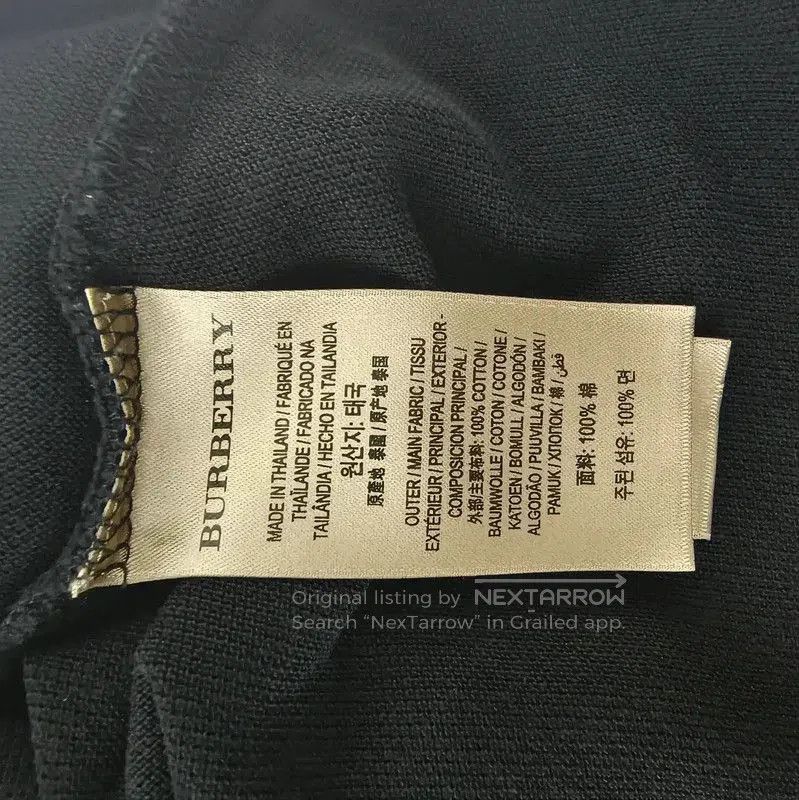 Burberry Burberry Black Cotton Polo Shirt for Men. Size US S / EU 44-46 / 1 - 4 Thumbnail