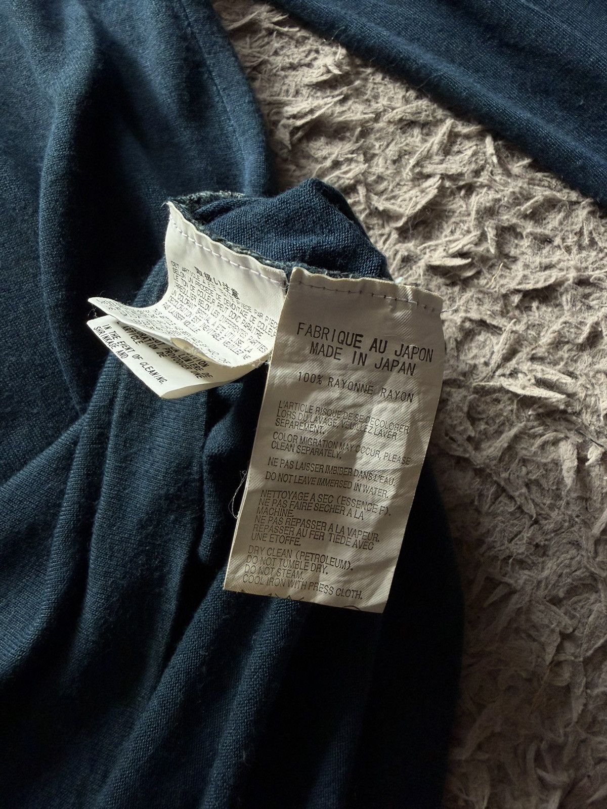 Yohji Yamamoto Yohji Yamamoto Pour Homme S/S 06 Baseball Indigo Dyed LS Size US L / EU 52-54 / 3 - 9 Thumbnail
