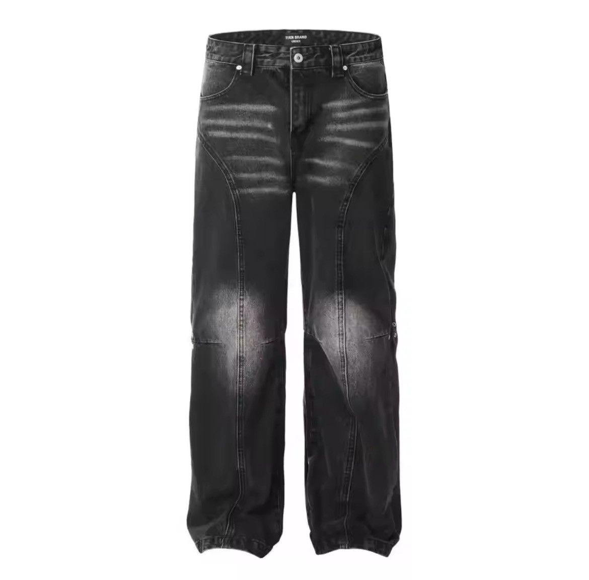 Japanese Brand × Jean straight leg washed denim jeans Size US 28 / EU 44 - 4 Thumbnail