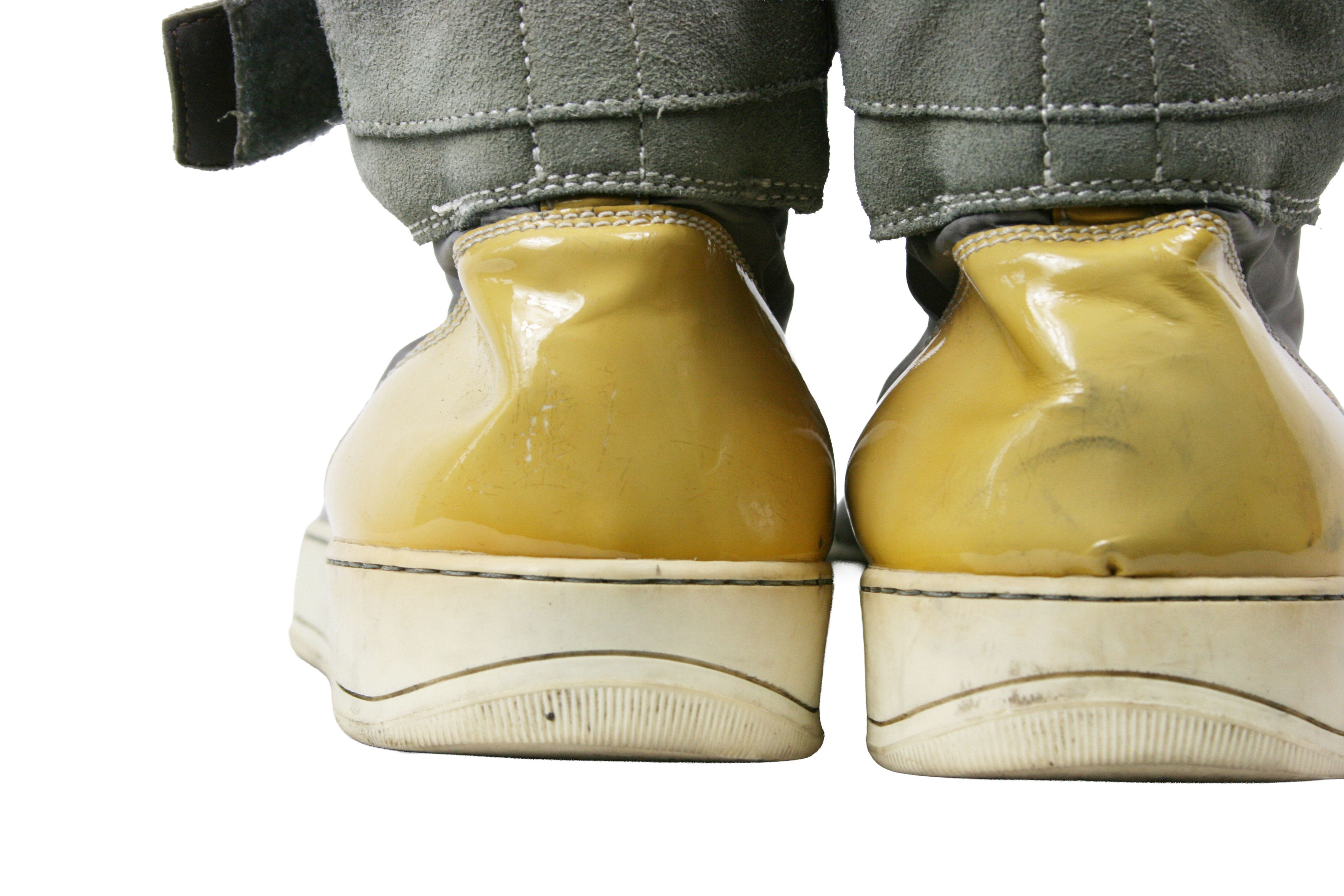 Lanvin DDB1 Distressed Hi-Top Sneakers Size US 10 / EU 43 - 14 Thumbnail