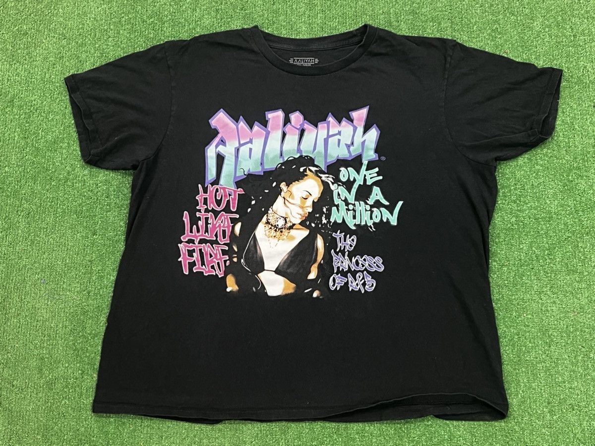 Rap Tees Aaliyah The Princess Of R&B Tee Size XXL / US 16-18 / IT 52-54 - 1 Thumbnail