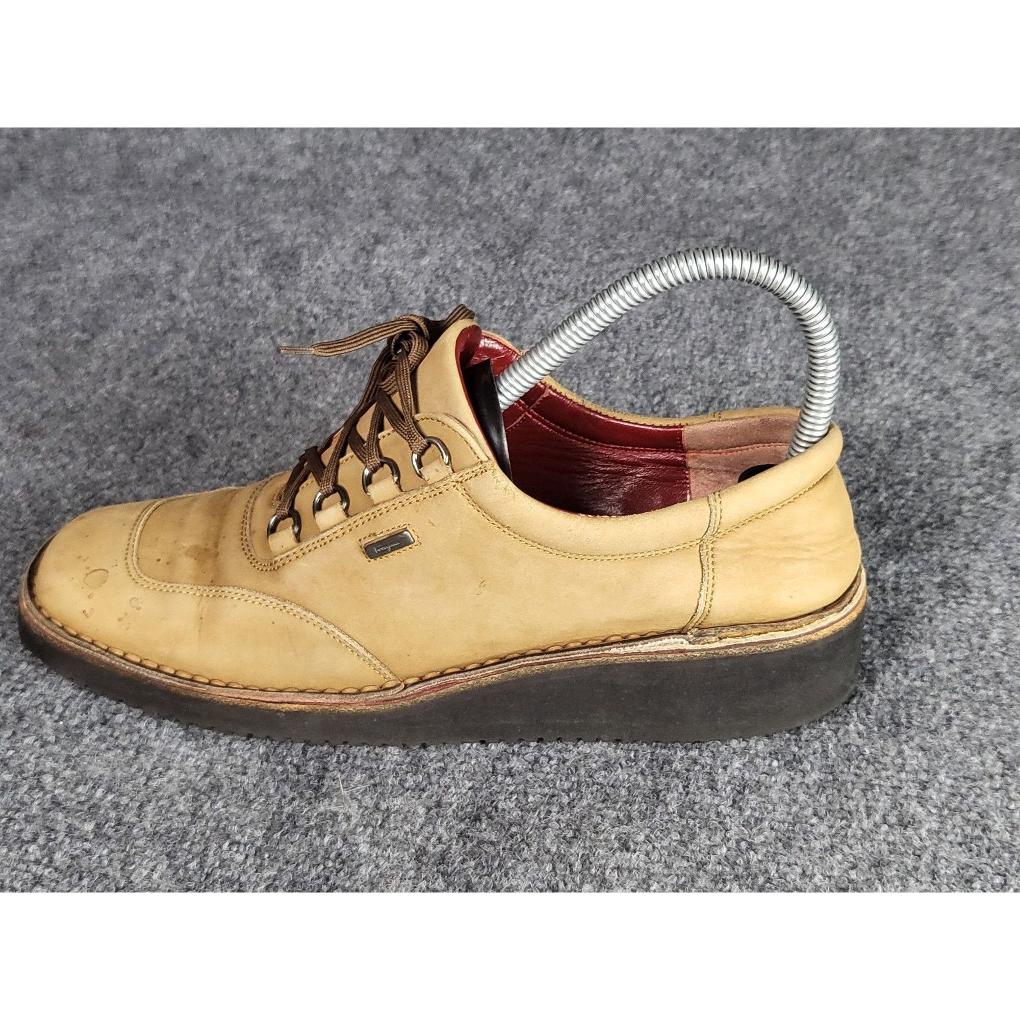 Salvatore Ferragamo Salvatore Ferragamo Sport Lace Up Sneakers Women Sz 7 Suede Size US 7 / IT 37 - 1 Thumbnail