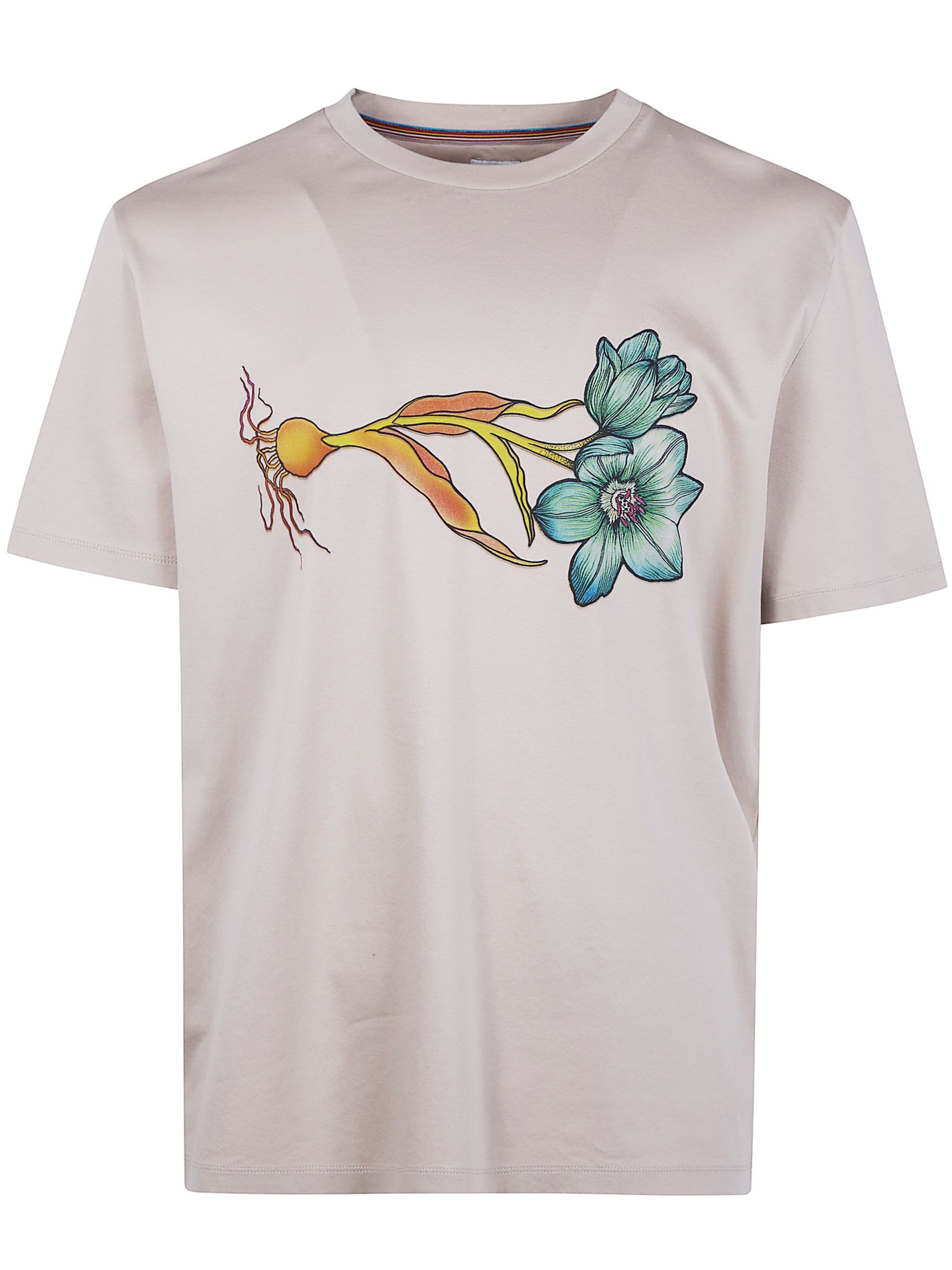 Paul Smith MENS FLOWER PRINT T-SHIRT Size US XL / EU 56 / 4 - 1 Thumbnail