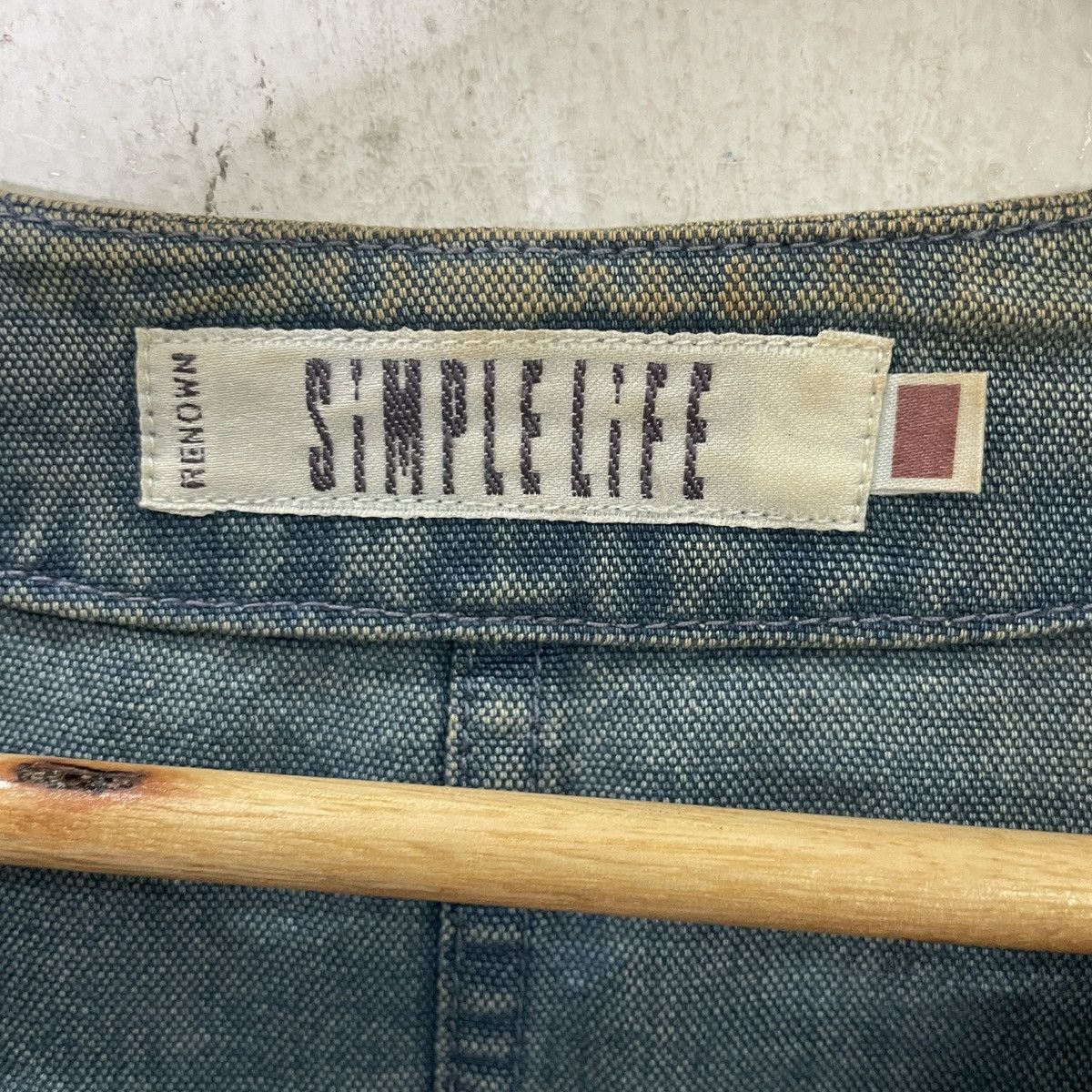 Japanese Brand × RENOWN Vintage Simple Life Renown Denim Jacket Size US M / EU 48-50 / 2 - 5 Thumbnail