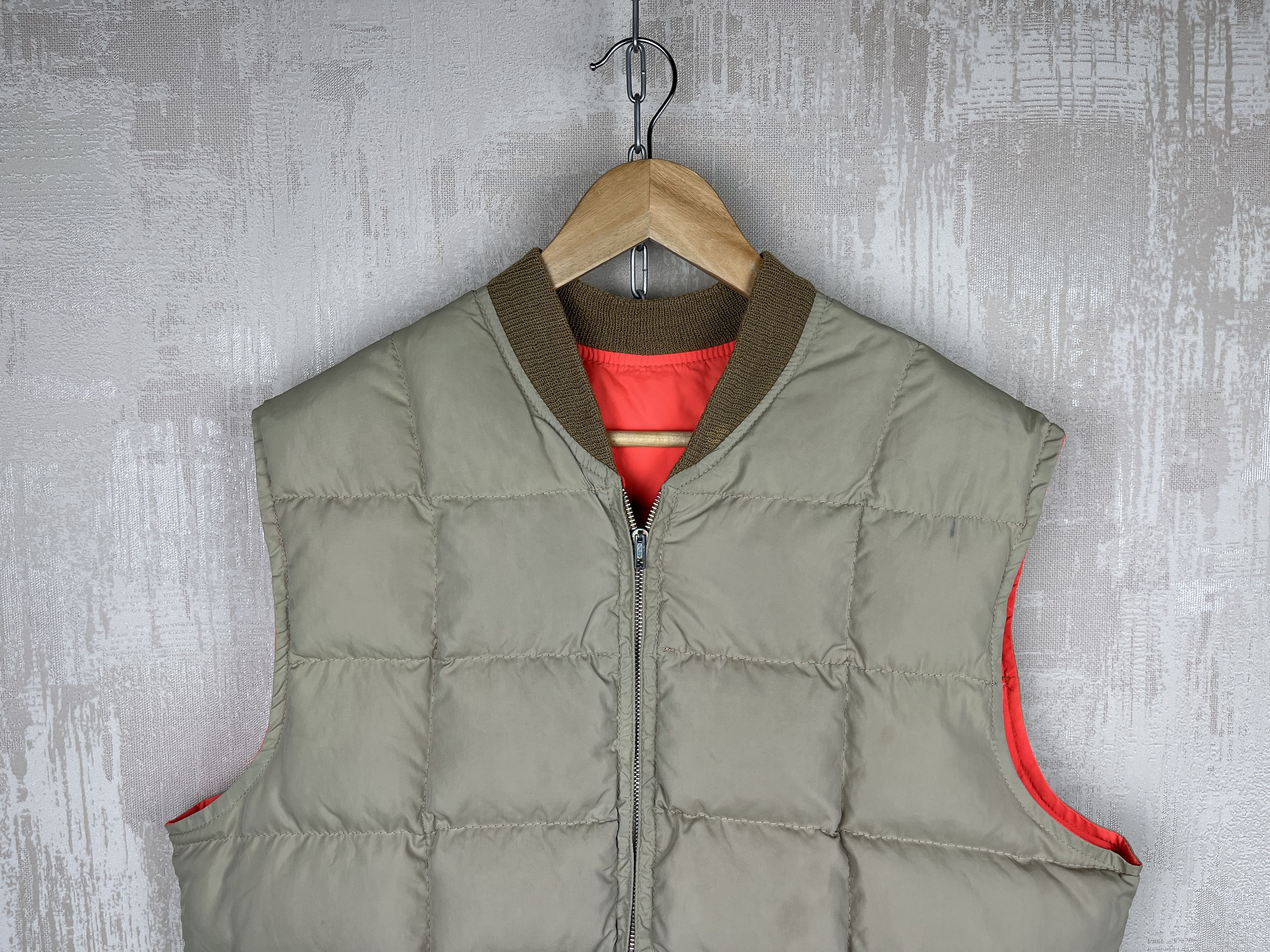 Vintage 50's Pioneer Sportswear Down Insulated Reversible Vest Size US L / EU 52-54 / 3 - 3 Thumbnail