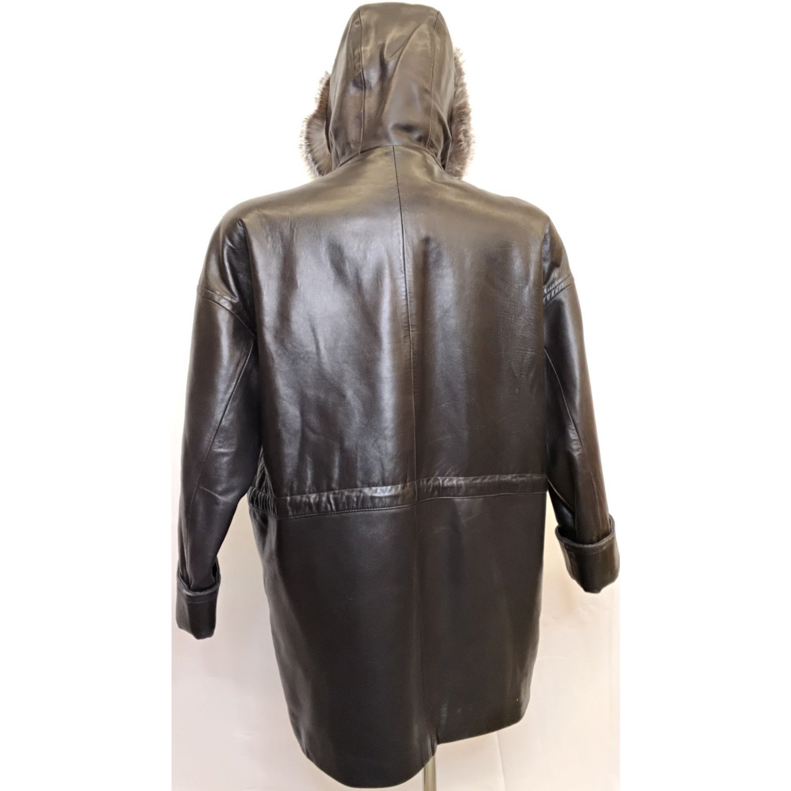 Other Overland Outfitters Leather Overcoat Men's L Real Fox Fur Size US L / EU 52-54 / 3 - 5 Thumbnail
