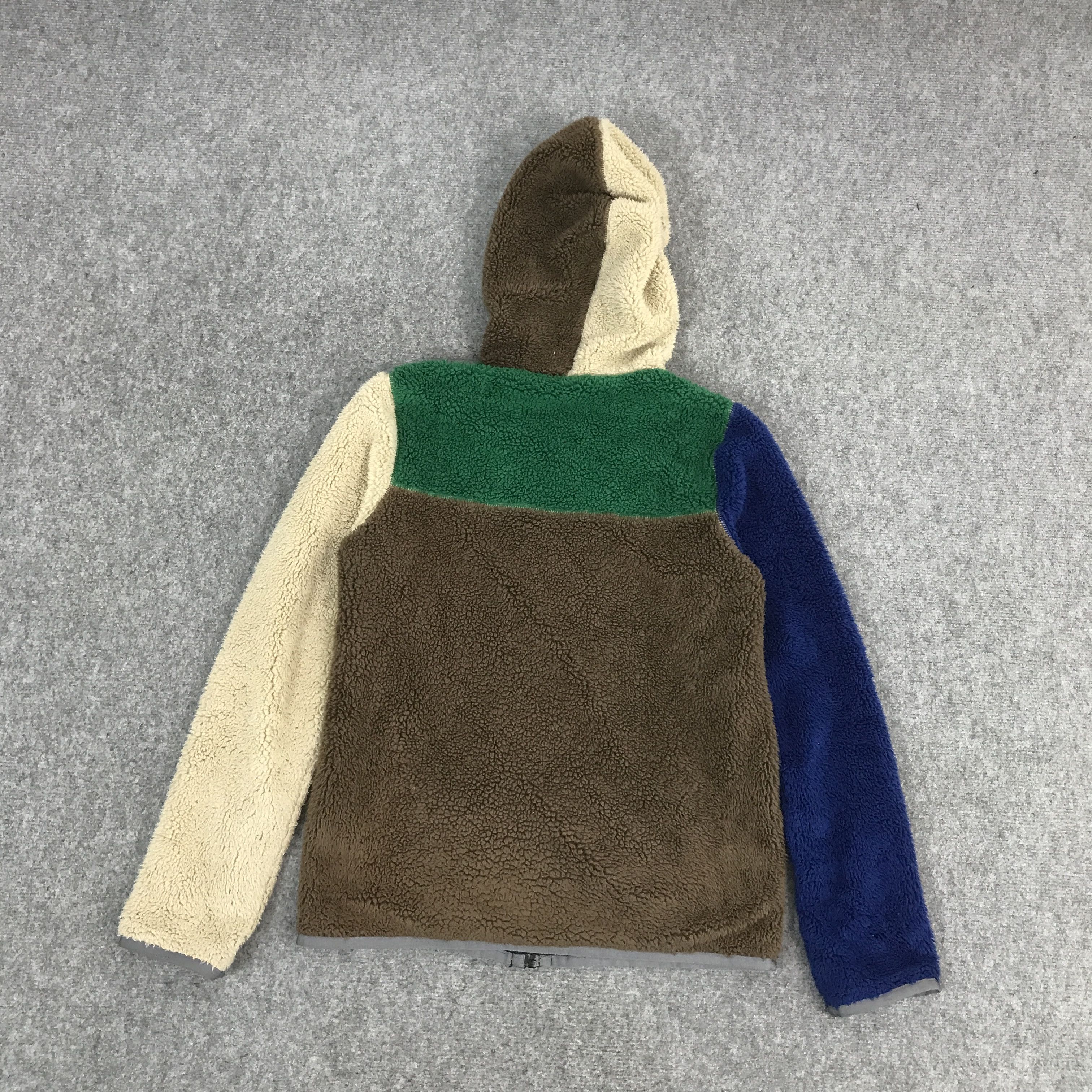 X GIRL FLEECE SHERPA MULTICOLOU HOODIES JACKET