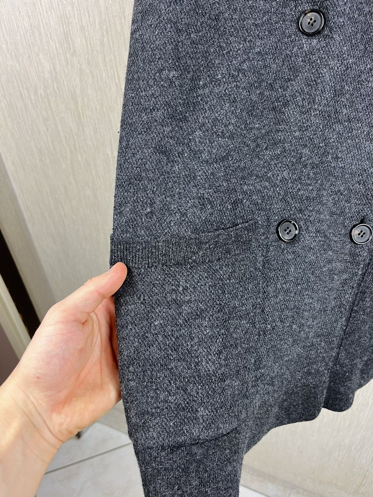 Alexander McQueen × Designer Alexander McQueen double-breasted wool cardigan sweater Size US M / EU 48-50 / 2 - 9 Thumbnail