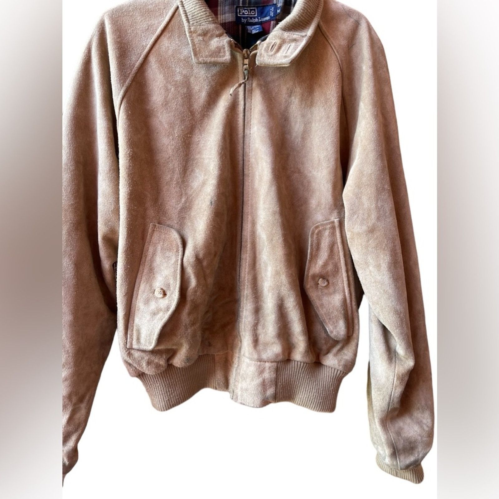 Polo Ralph Lauren Vintage Polo Ralph Lauren Suede Harrington Jacket Mens M Size M / US 6-8 / IT 42-44 - 3 Thumbnail