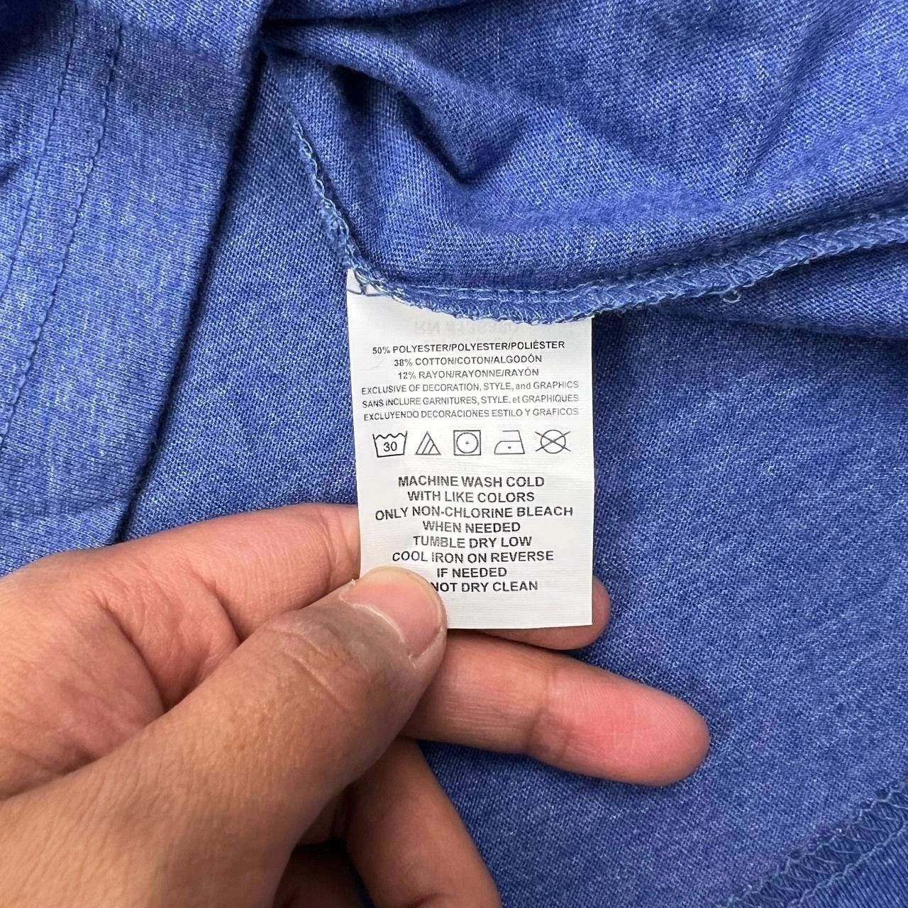 Other Texas Rangers Shirt Men Blue Short Sleeve Crew Neck New L Size US L / EU 52-54 / 3 - 3 Thumbnail