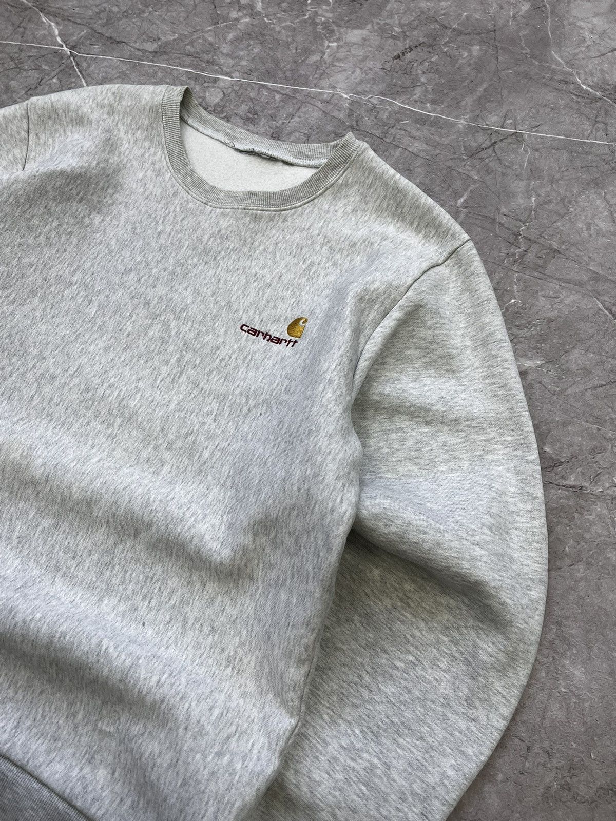Carhartt × Vintage Vintage Carhartt Sweatshirt Work Wear Trashed 90s Y2K Size US M / EU 48-50 / 2 - 7 Thumbnail