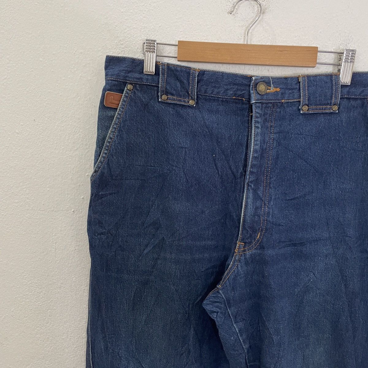 Lancel Vintage Lancel Spellout Logo Denim Jeans Size US 35 - 9 Thumbnail