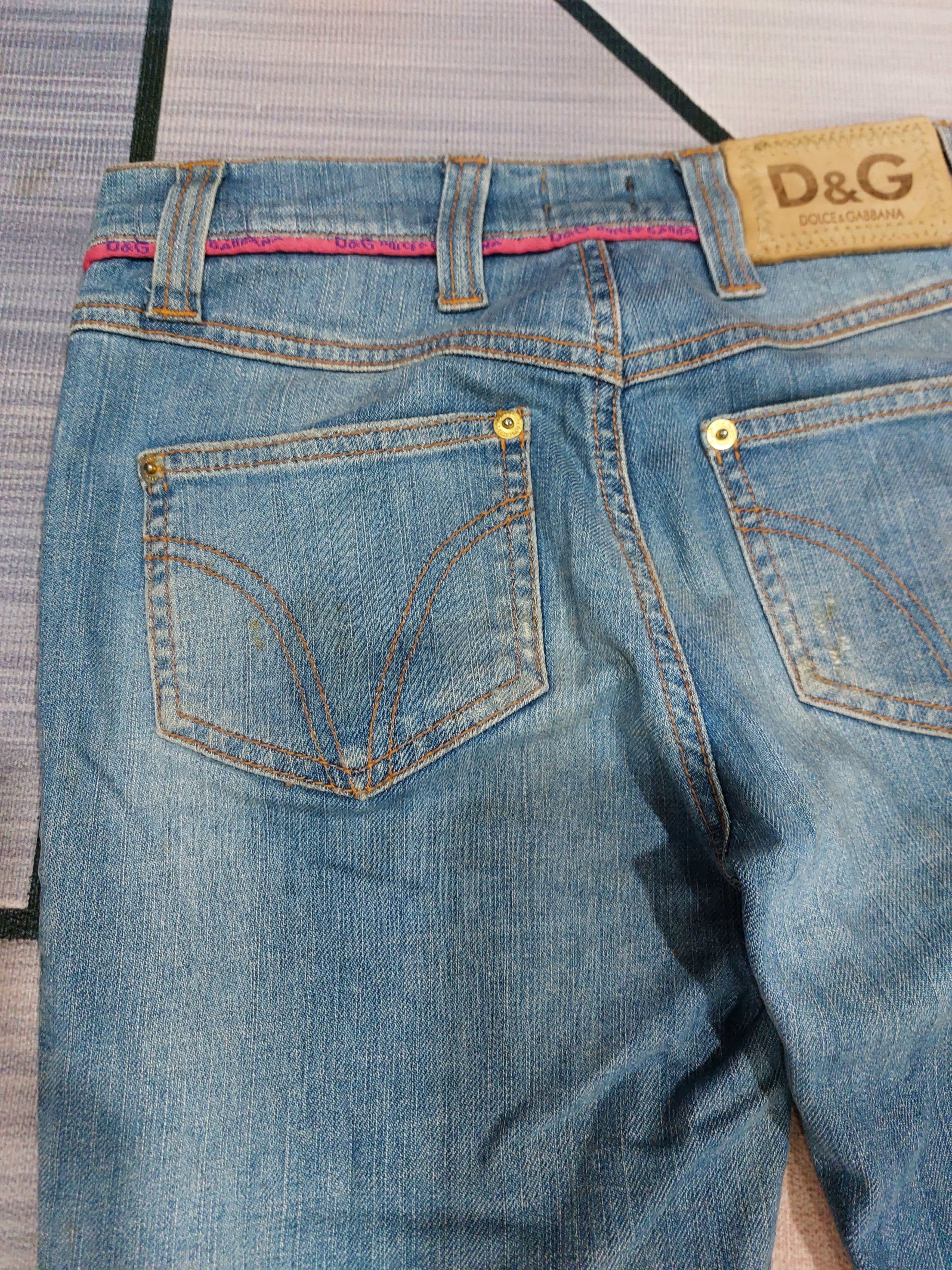 Dolce & Gabbana DOLCE & GABBANA FLARE Y2K JEANS Size 28" / US 6 / IT 42 - 10 Thumbnail