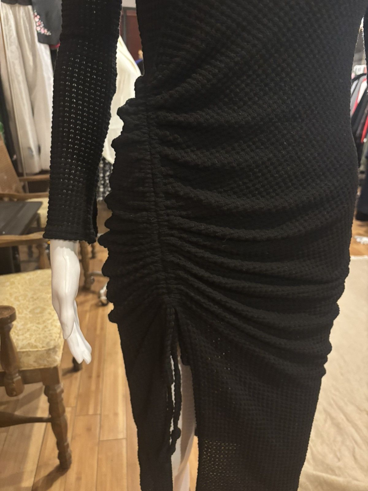 Other Black long sleeve dress.wd-255 Size S / US 4 / IT 40 - 5 Thumbnail