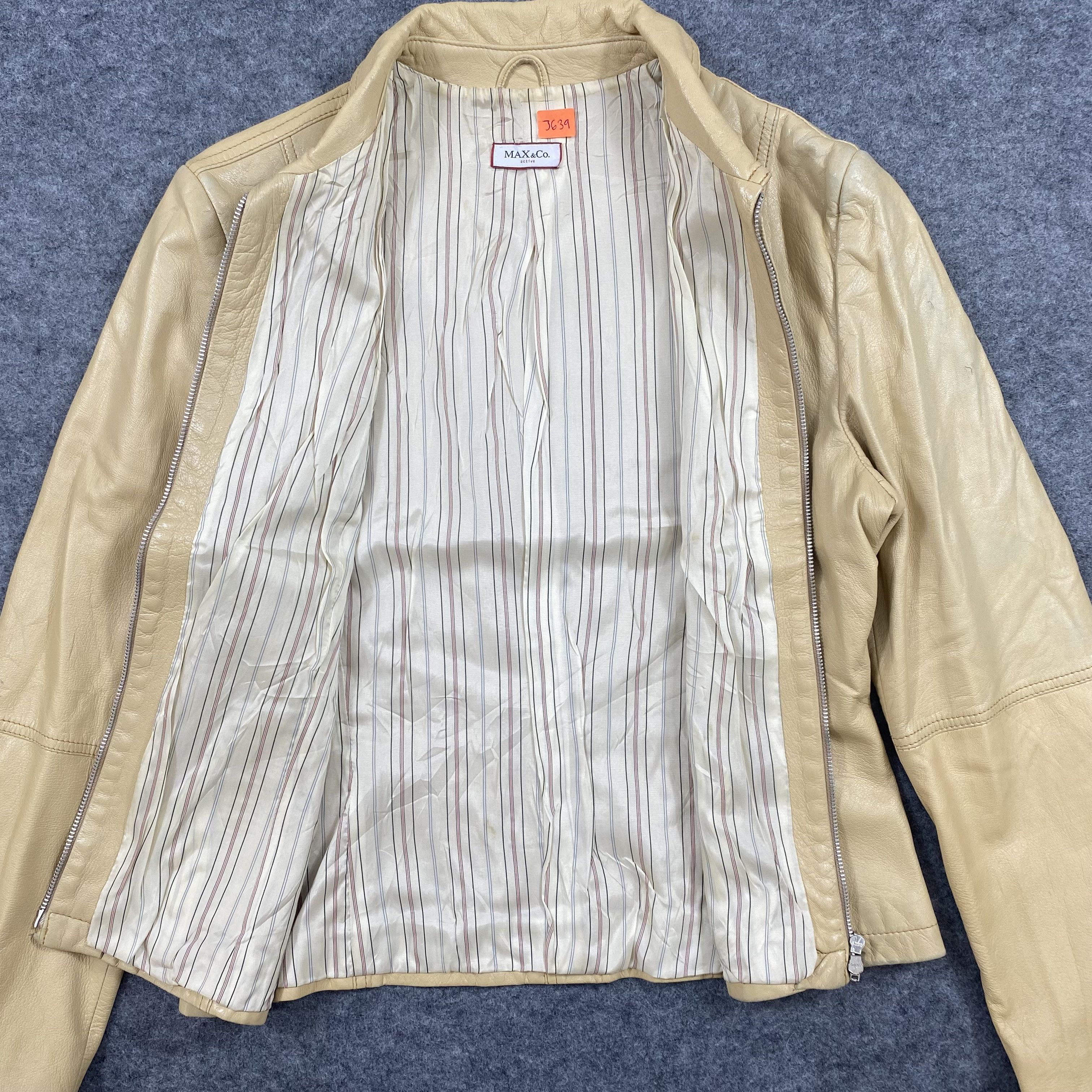 Branded Leather VINTAGE MAX AND CO. LEATHER JACKET-J639 Size US S / EU 44-46 / 1 - 3 Thumbnail