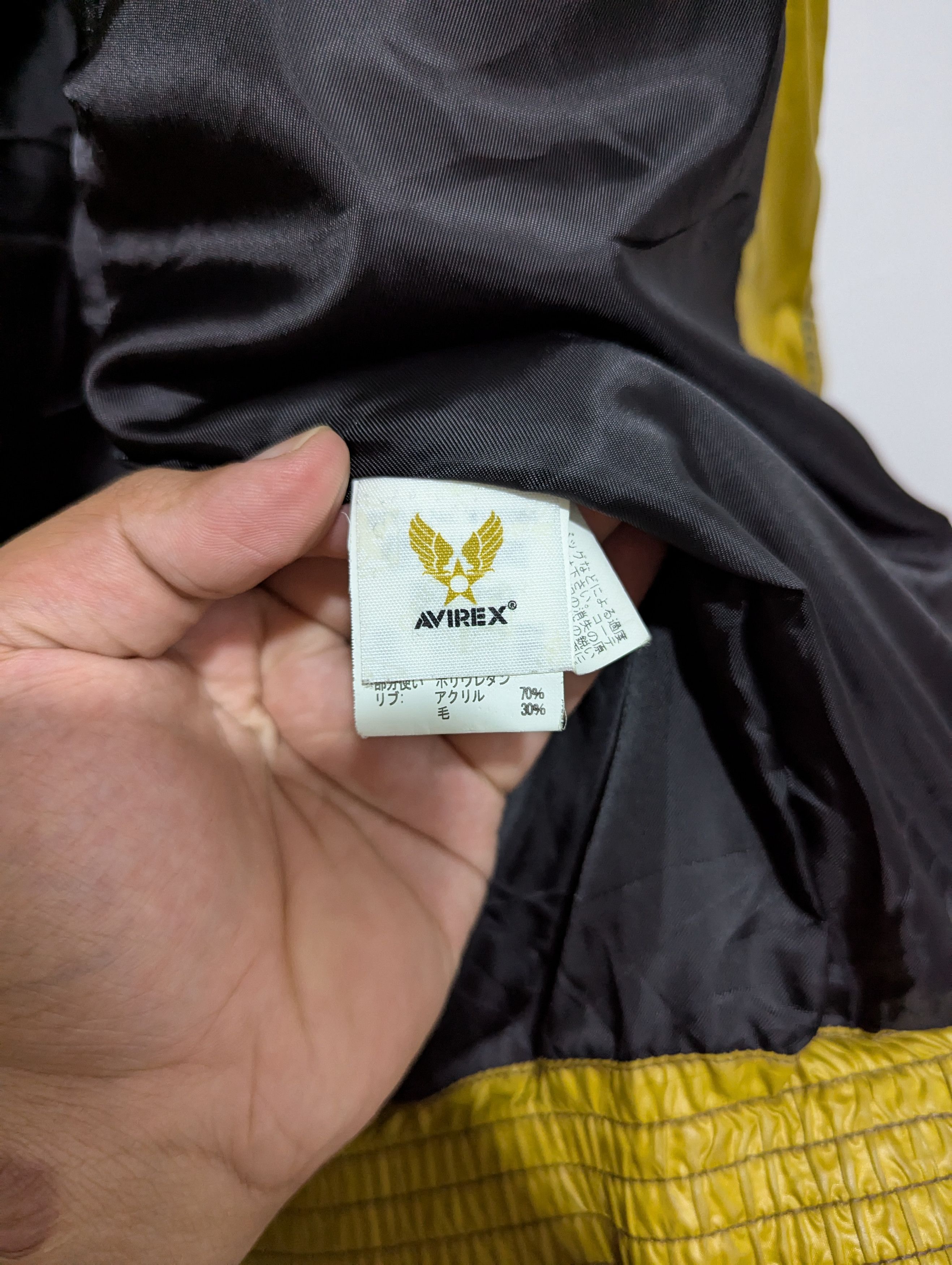 Avirex Air Force Avirex Puffer Jacket Mustard Size US L / EU 52-54 / 3 - 8 Thumbnail