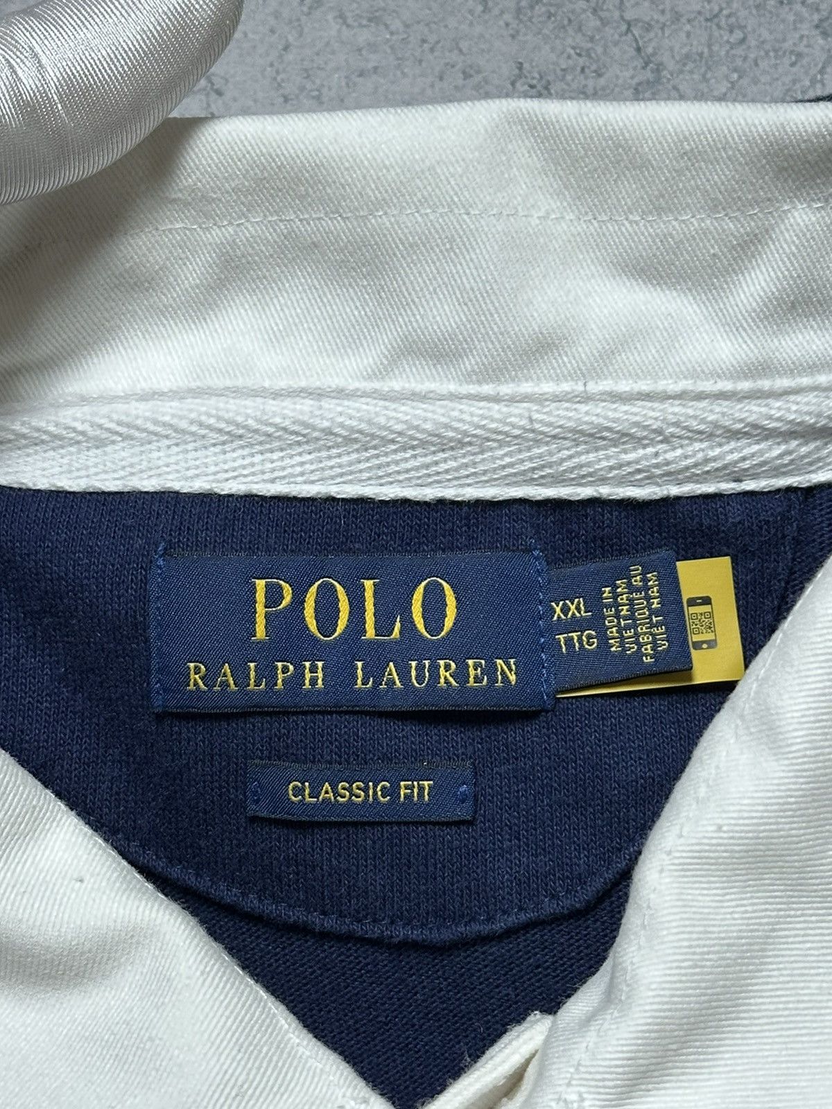Polo Ralph Lauren Polo Ralph Lauren Rugby Longsleeve Blue Shirt Size US XXL / EU 58 / 5 - 6 Thumbnail