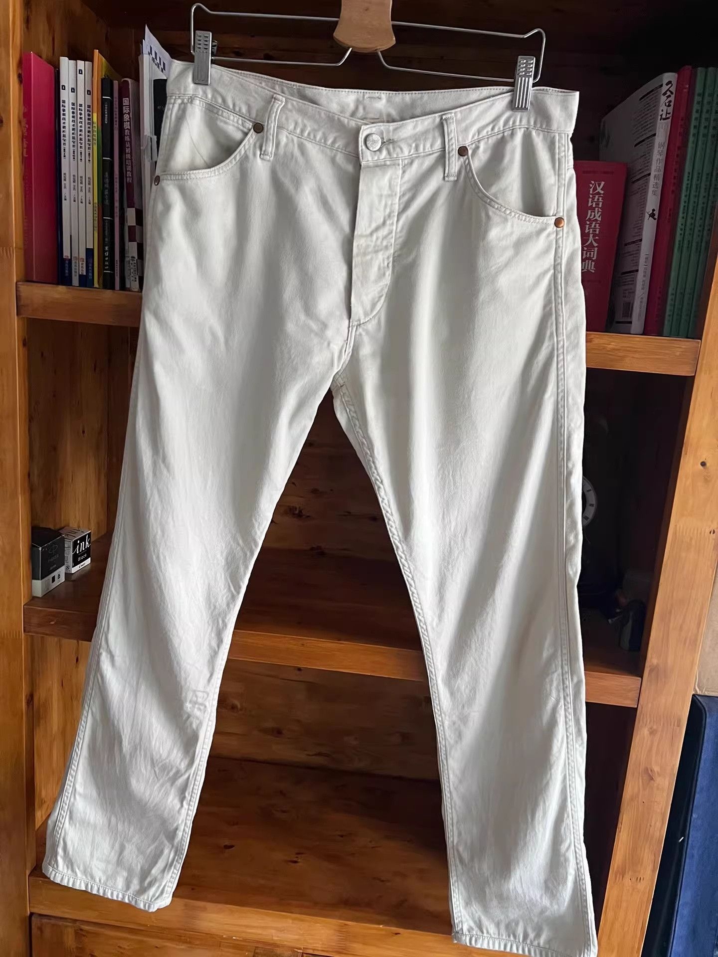 RRL Ralph Lauren RRL Double RL Cream Denim Jeans Size US 26 / EU 42 - 3 Thumbnail