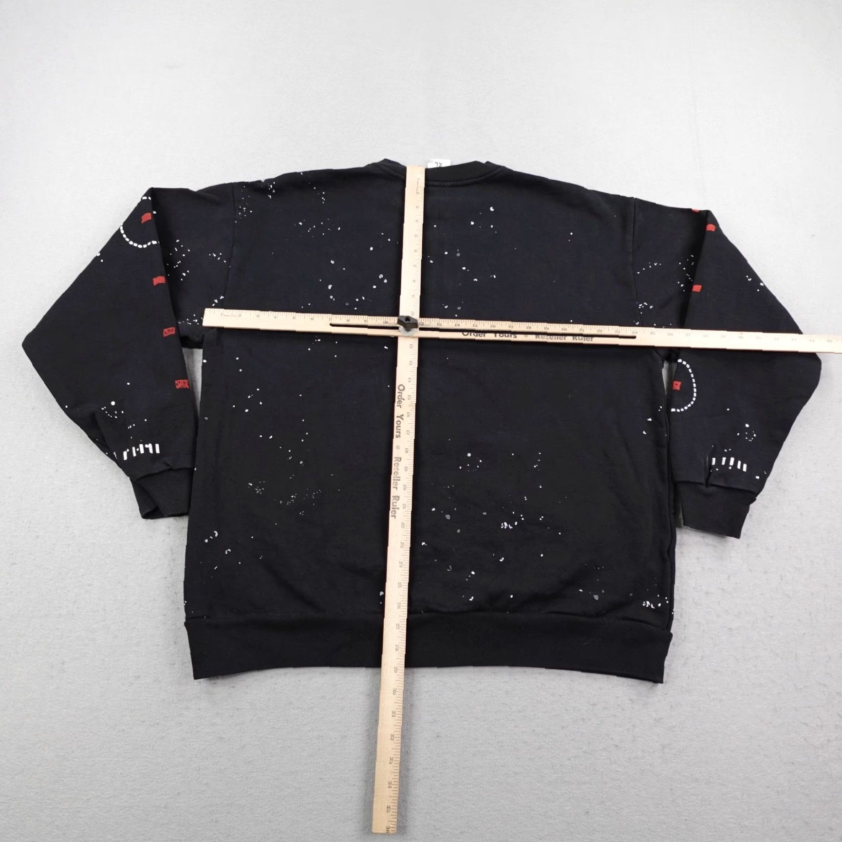 Travis Scott Travis Scott Cactus Jack Sweatshirt Men XL Black Graphic Print Crew Neck Pullover Cotton Fleece Mens Size US XL / EU 56 / 4 - 6 Thumbnail