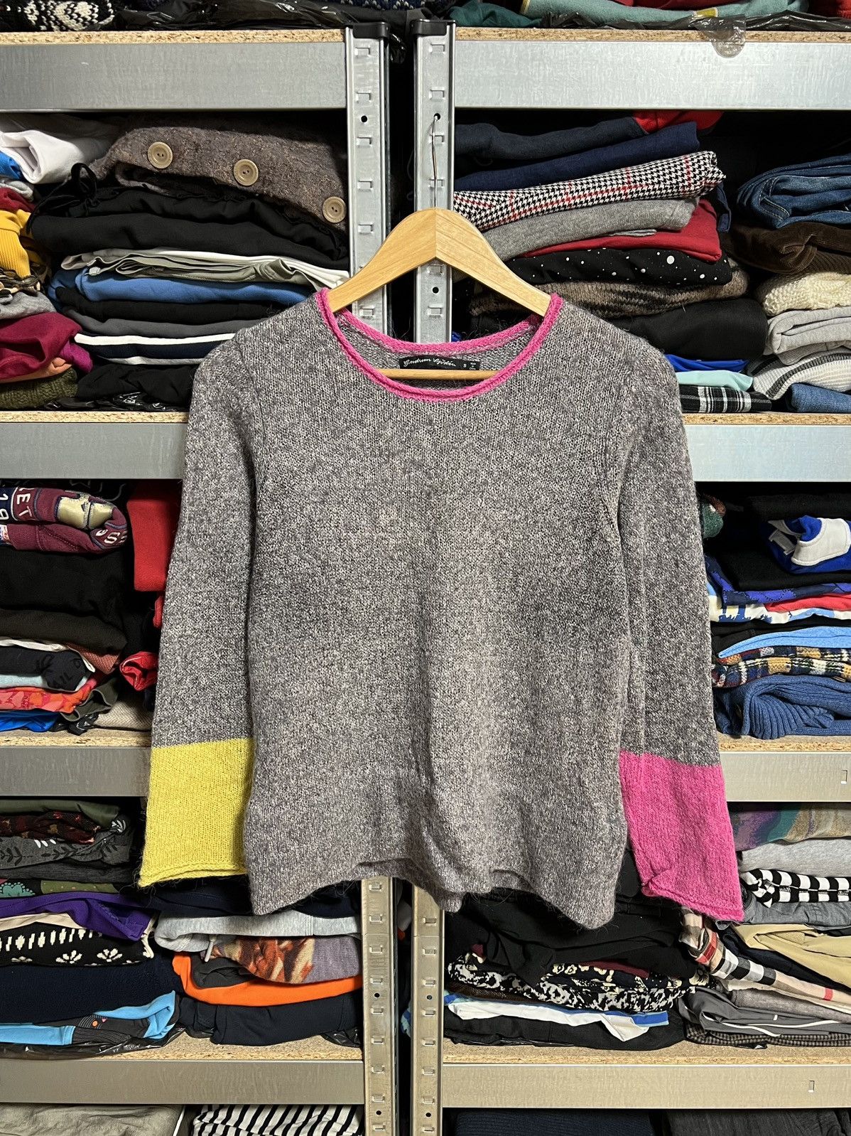 Gudrun Sjoden Gudrun Sjoden Gray Knit Wool Long Sleeve Tunic Sweater Sz S Size S / US 4 / IT 40 - 1 Thumbnail