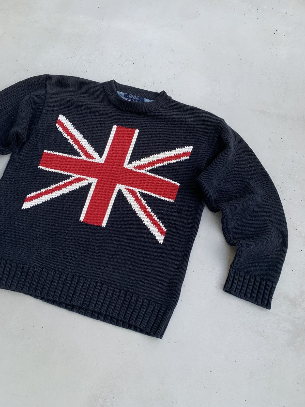 Japanese Brand Tommy Hilfiger Sweater UK Flag Avantgarde Vintage Style Size US M / EU 48-50 / 2 - 2 Thumbnail