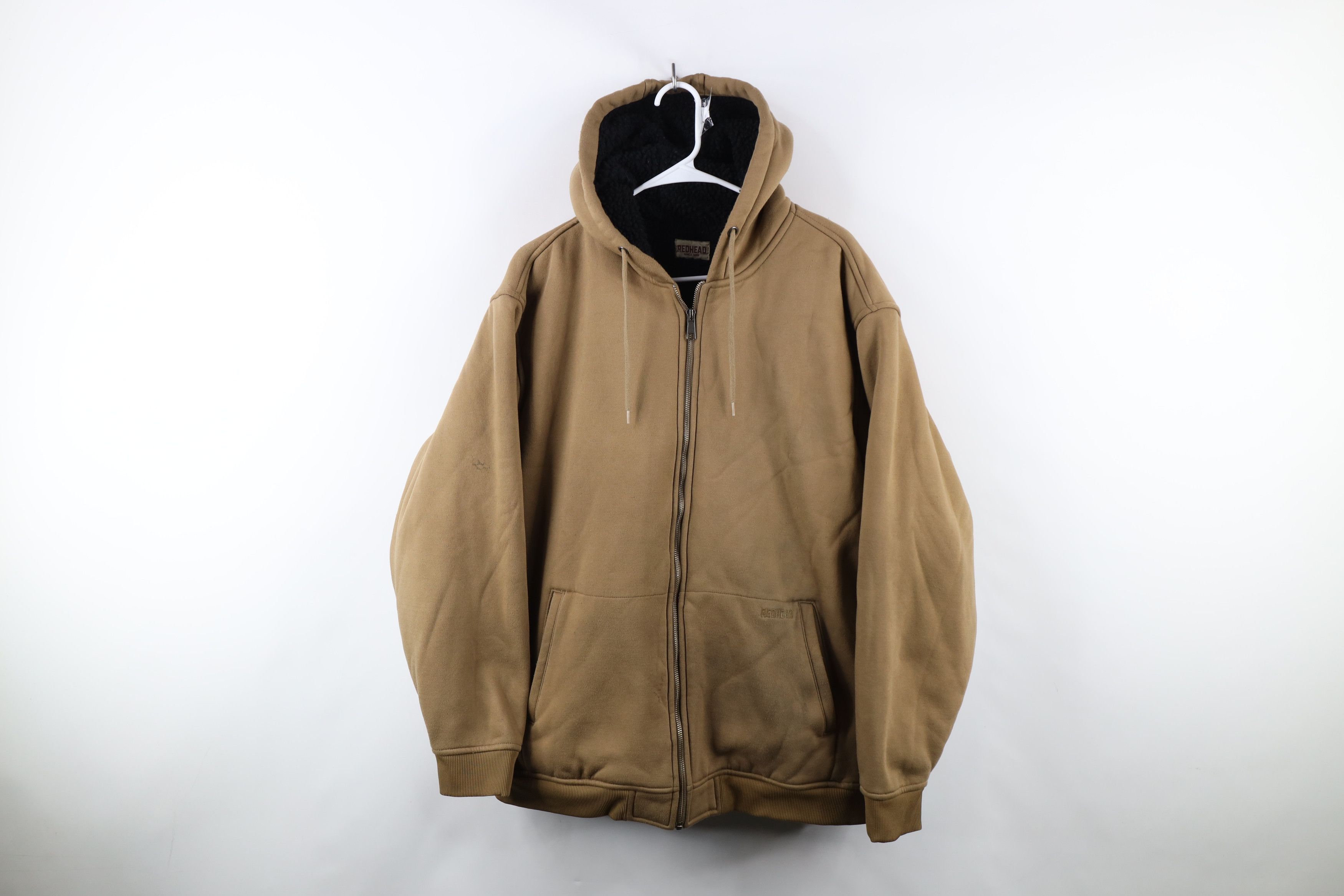 Vintage Vintage Y2K Streetwear Deep Pile Fleece Lined Hoodie Jacket Size US XXL / EU 58 / 5 - 1 Thumbnail