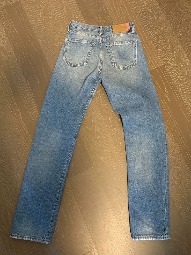 Acne Studios acne studios Washed blue straight leg jeans 2503-Nextarrow Size US 32 / EU 48 - 2 Thumbnail